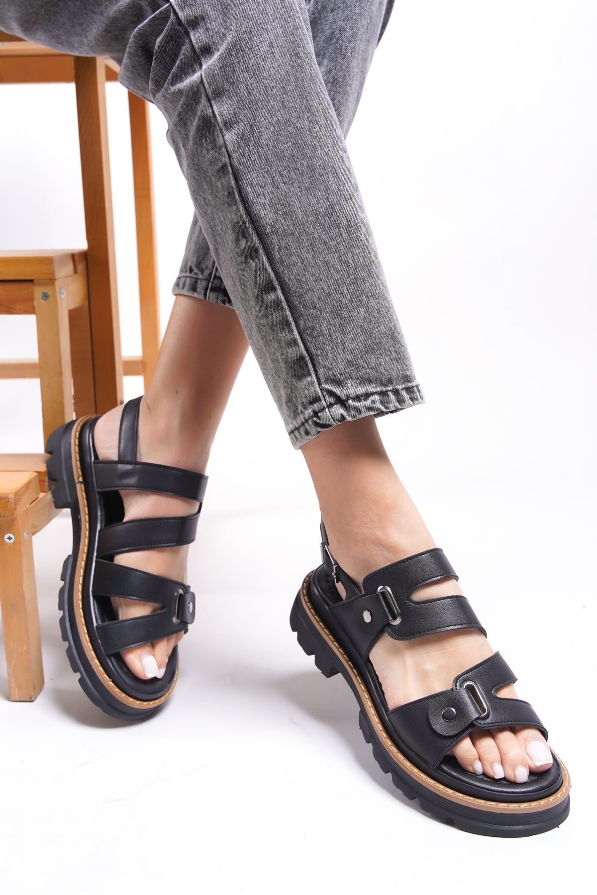 Riccon Lefenaes Kadın Sandalet 0012755