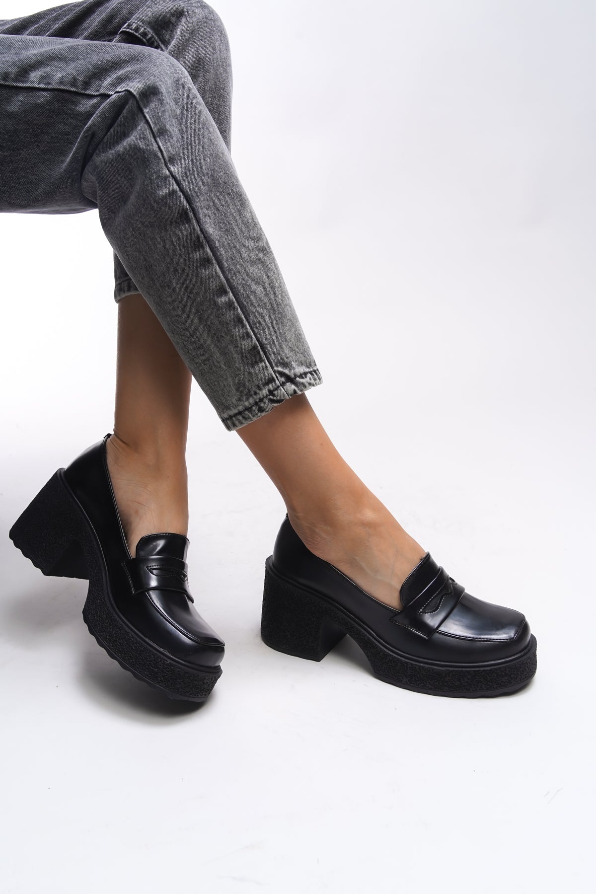 Riccon Quphrele Kadın Topuklu Loafer 00121520