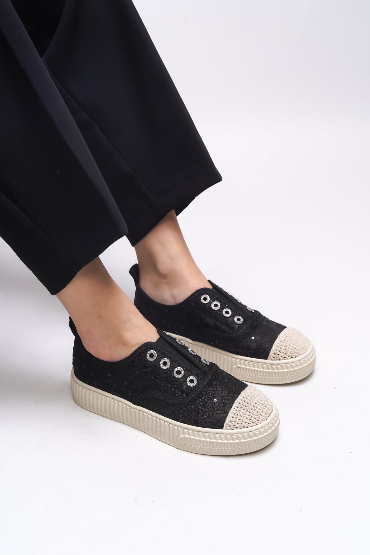 Riccon Vyllorna Kadın Sneaker 001200908 Siyah
