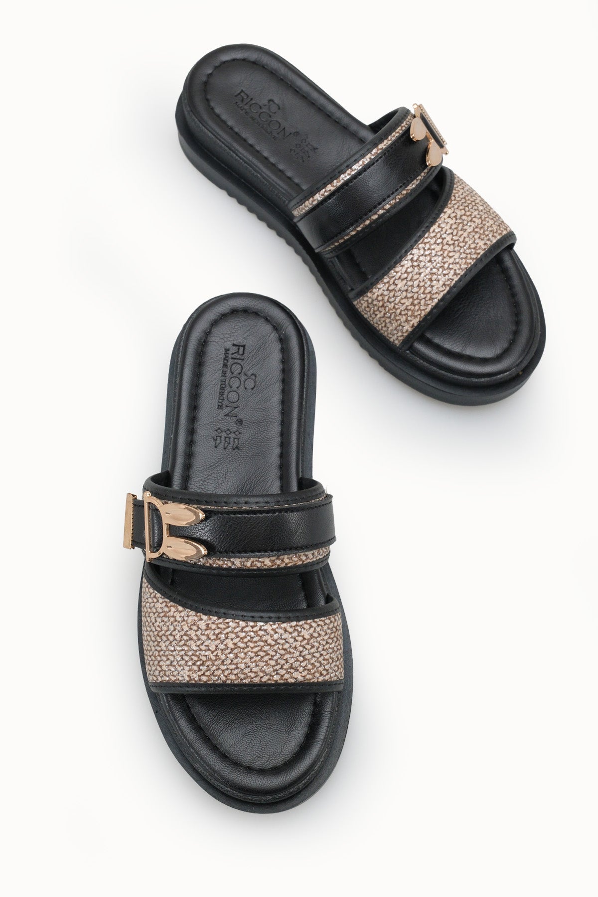 Riccon Kadın Terlik 00120427 Siyah