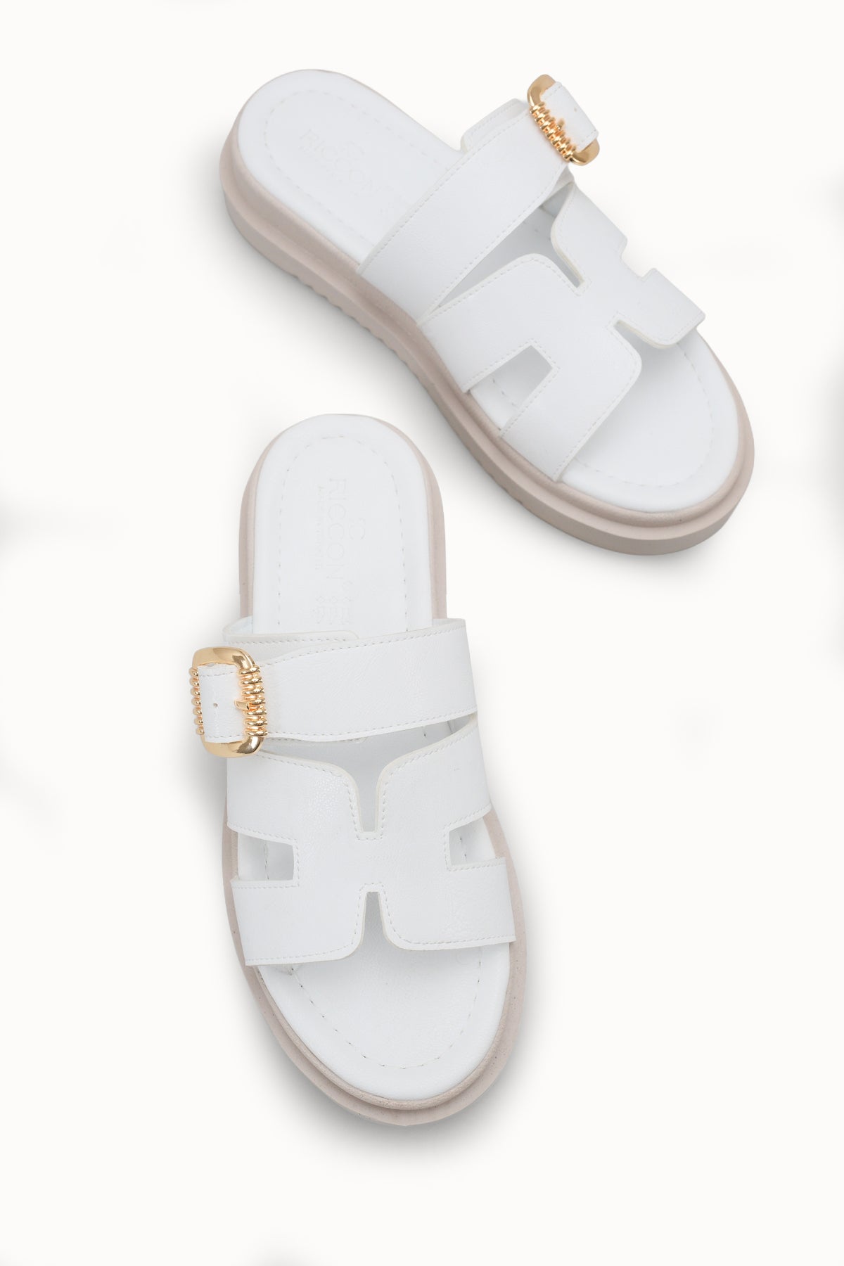 Riccon Kadın Terlik 00120404 Beyaz