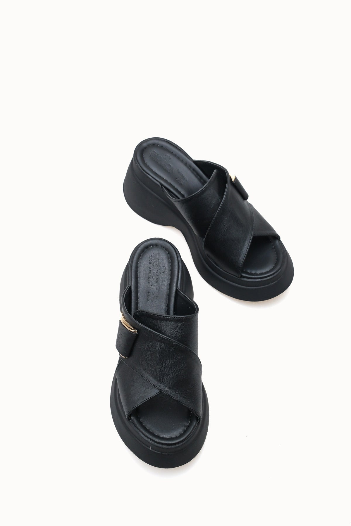 Riccon Kadın Terlik 0012915 Siyah