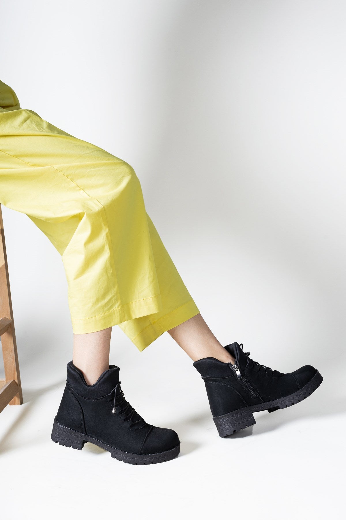 Riccon Kadın Bot 0012720 Siyah Süet