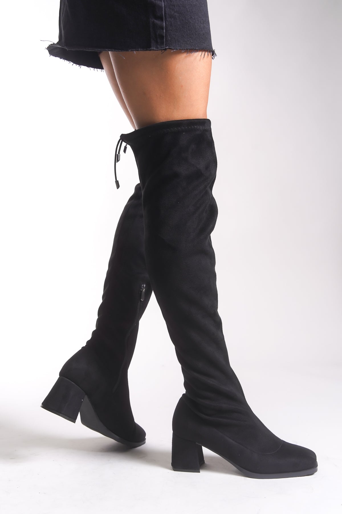 Riccon Kadın Dizüstü Streç Çizme 001272