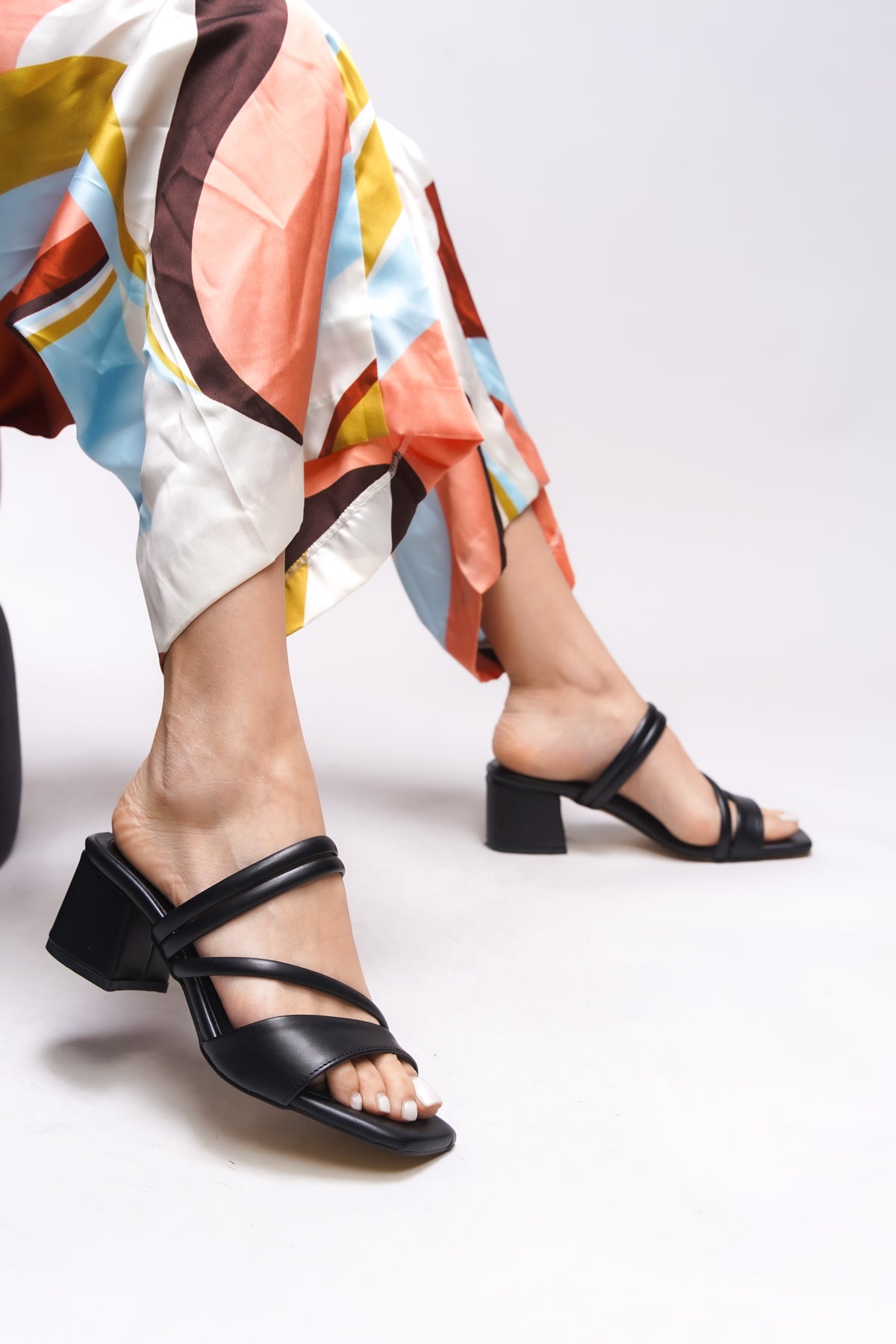 Riccon Lesnalue Kadın Topuklu Terlik 0012115