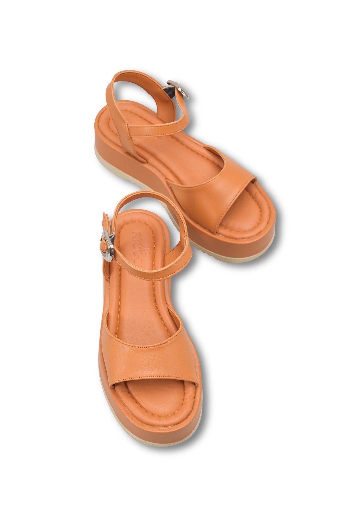 Riccon Atheviel Kadın Sandalet 001271 Taba Cilt