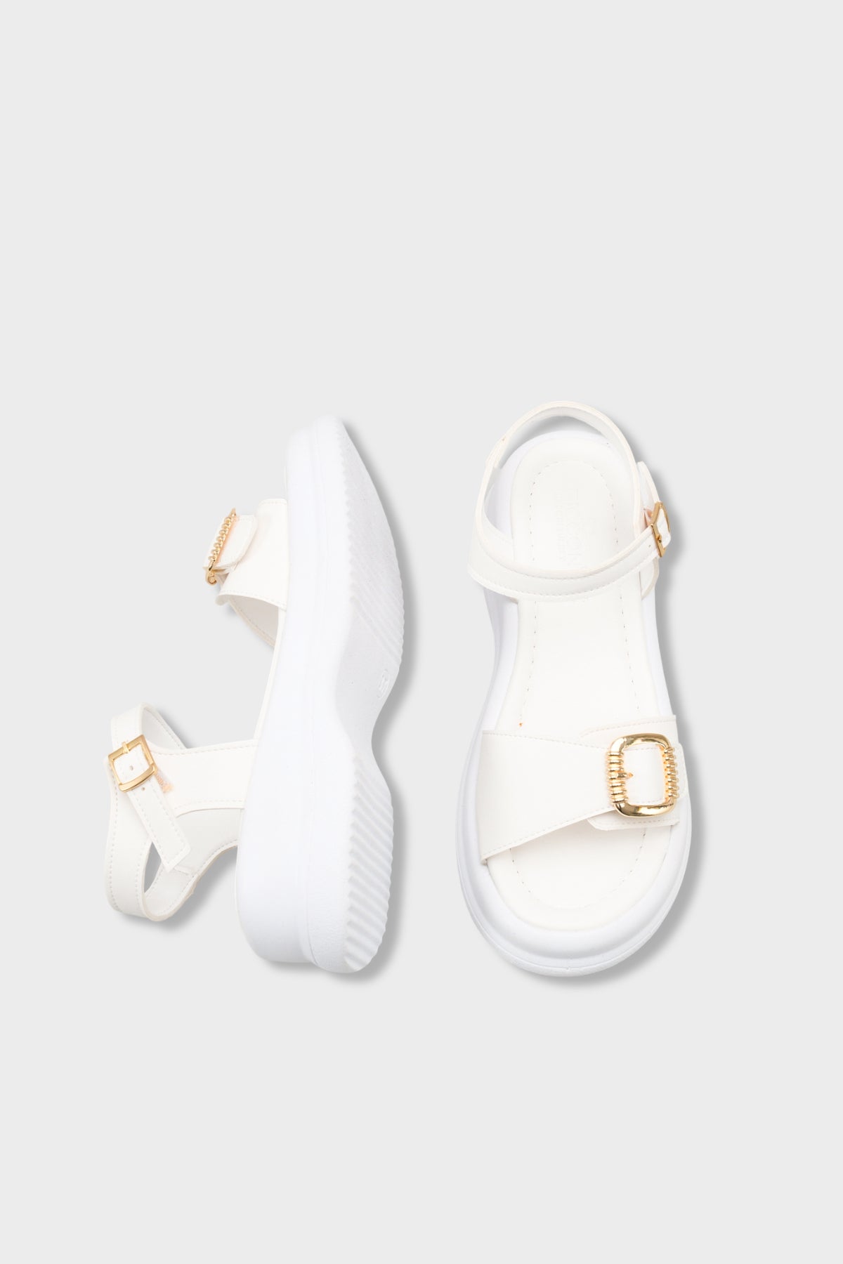 Riccon Kadın Sandalet 00121065 Beyaz