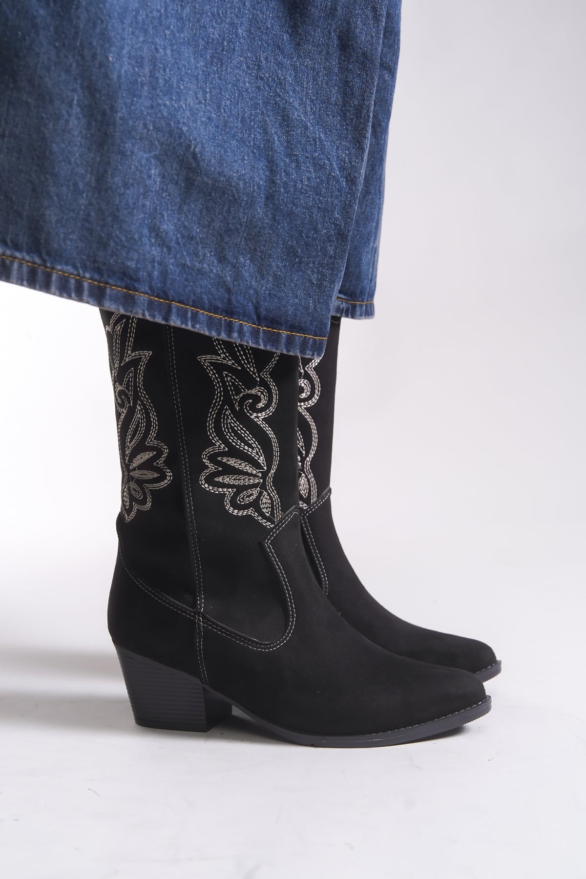 Riccon Qiraveth Kadın Western Kısa Çizme 001250061