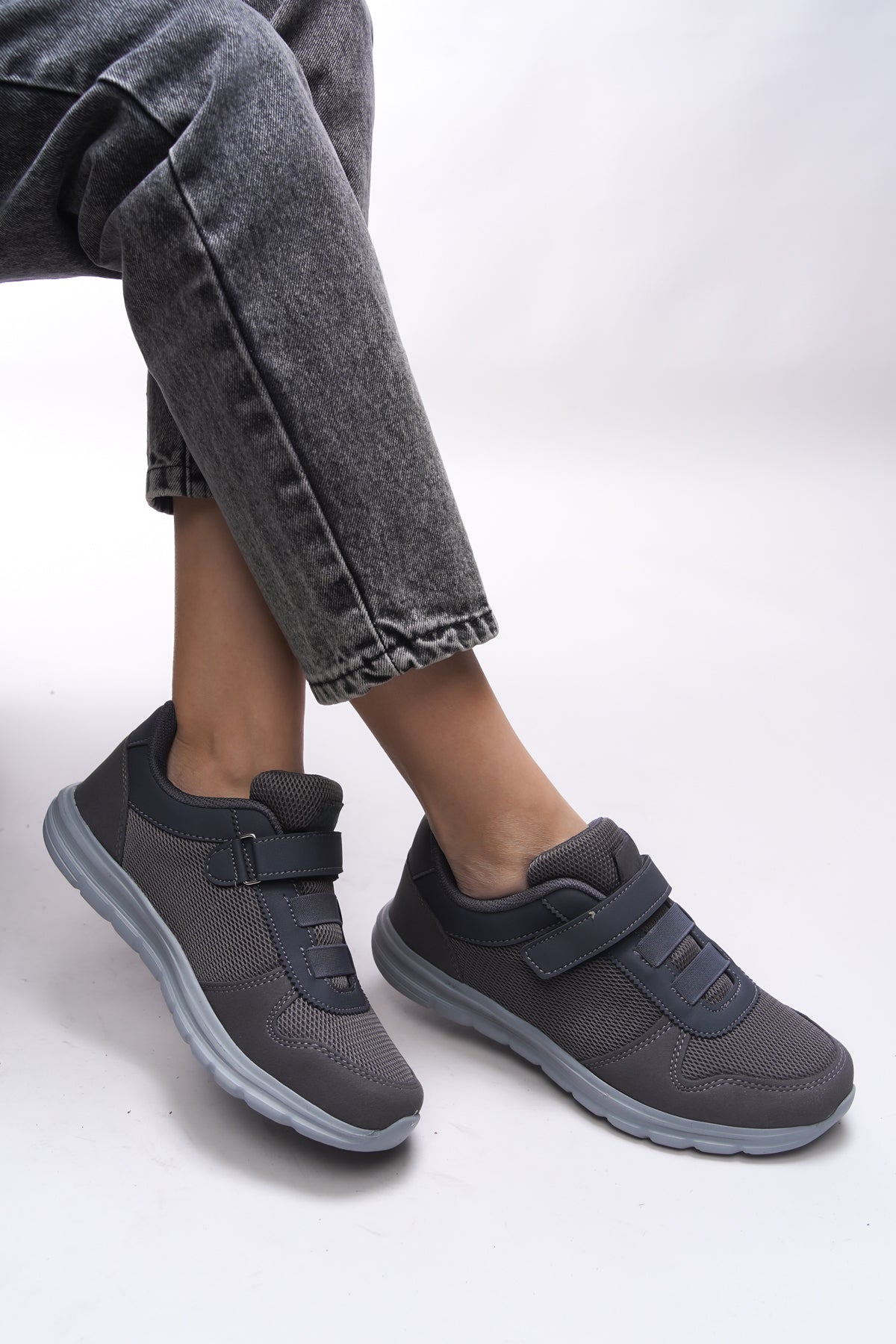 Riccon Aelrathla Kadın Sneaker 0012616 Füme