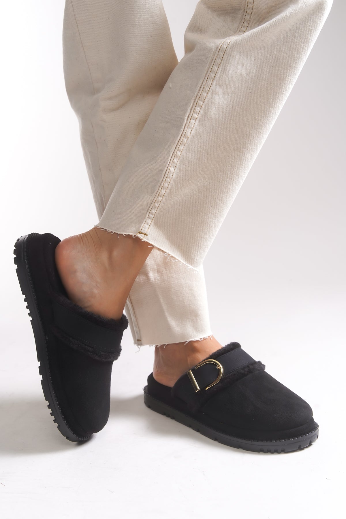 Riccon Lizyaries Kadın İçi Kürklü Terlik 0012688