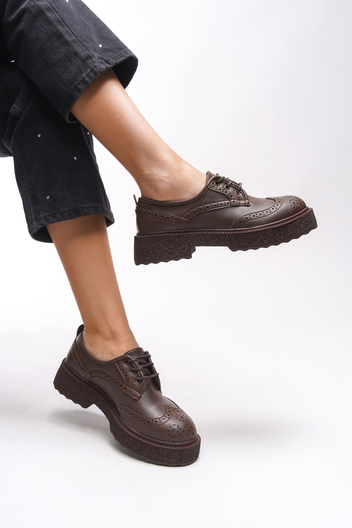 Riccon Oknyrth Kadın Bağcıklı Loafer 00121990