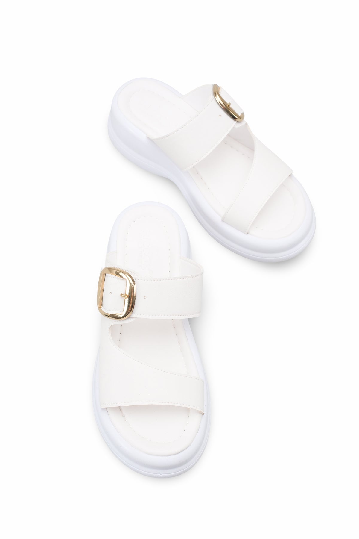 Riccon Kadın Terlik 00121022 Beyaz