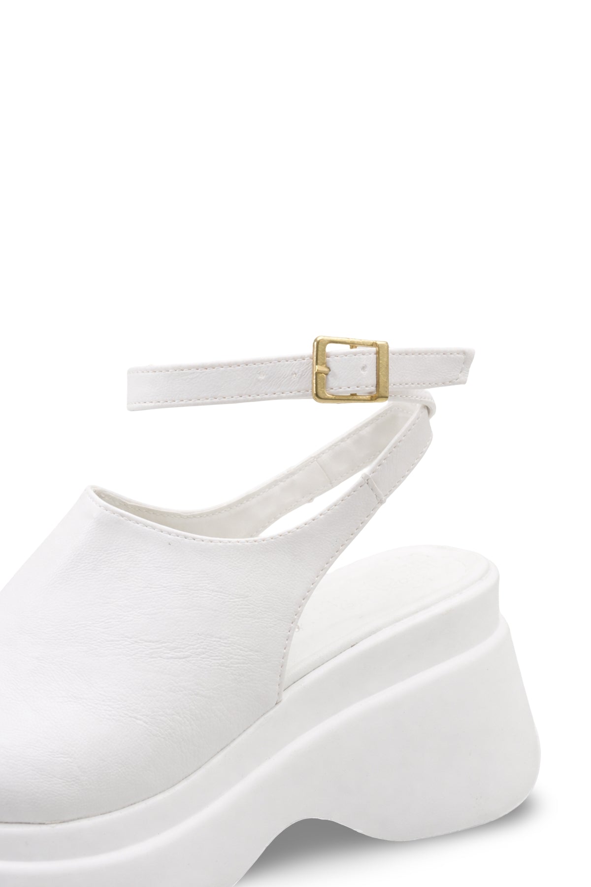 Riccon Kadın Sandalet 0012917 Beyaz