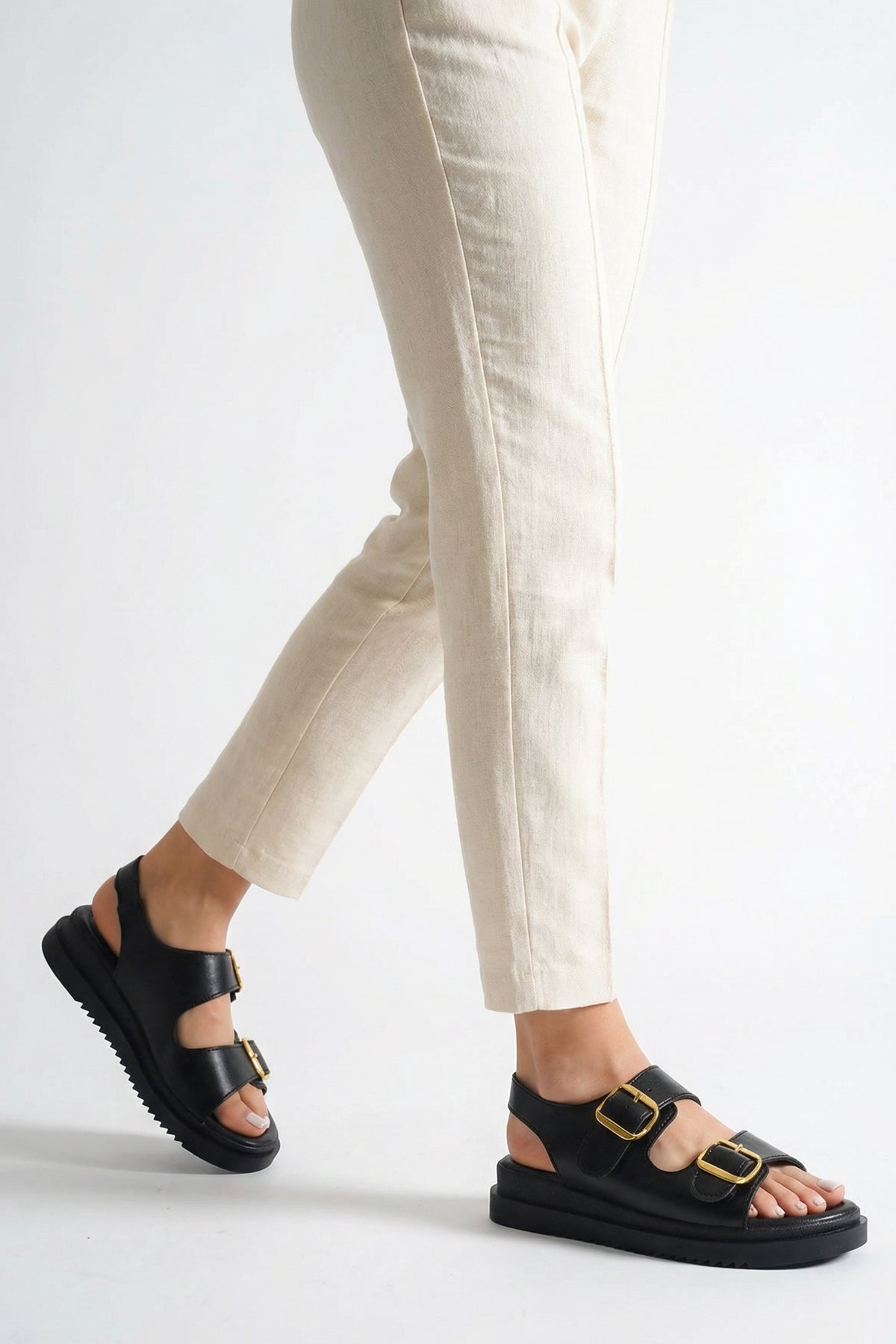 Riccon Kadın Sandalet 00120303 Siyah