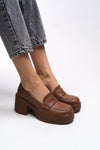 Riccon Quphrele Kadın Topuklu Loafer 00121520