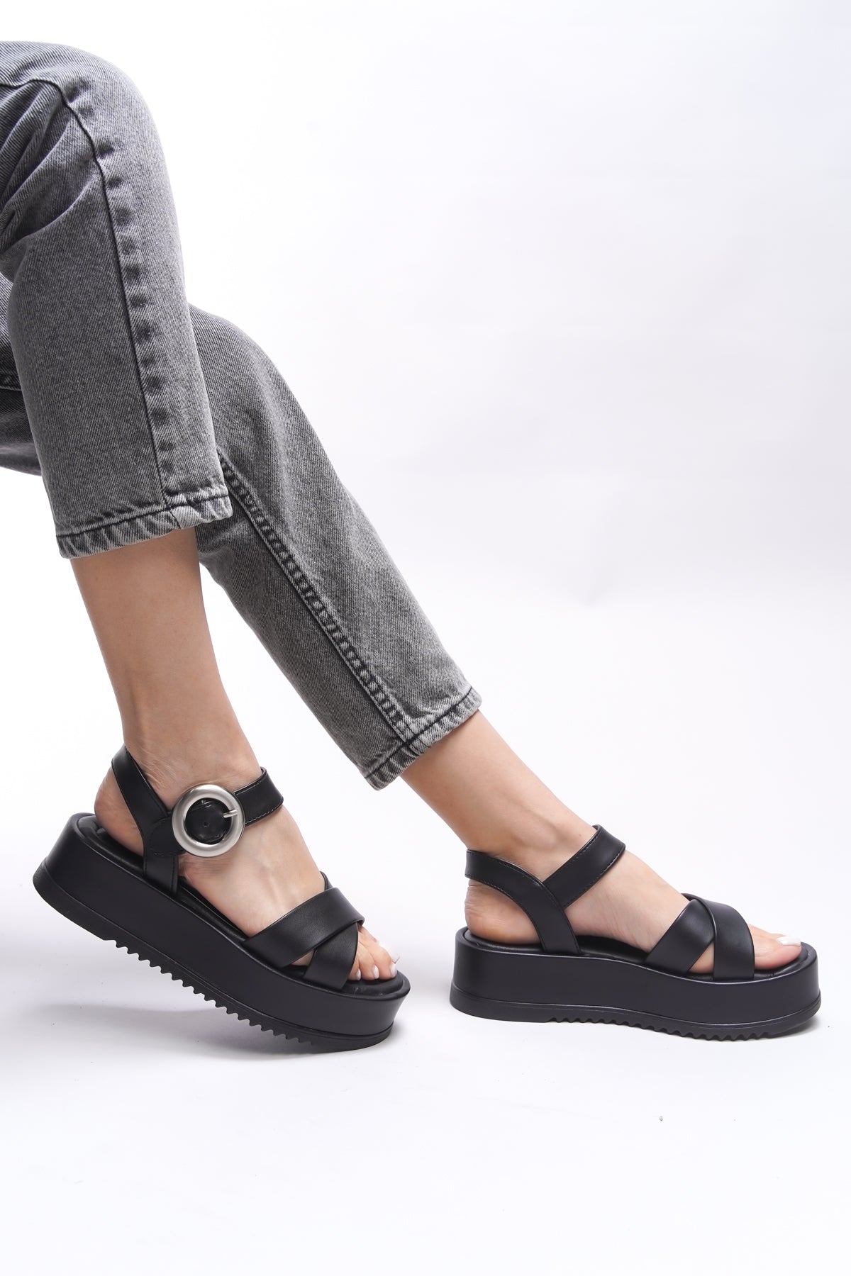 Riccon Clartrana Kadın Sandalet 001274