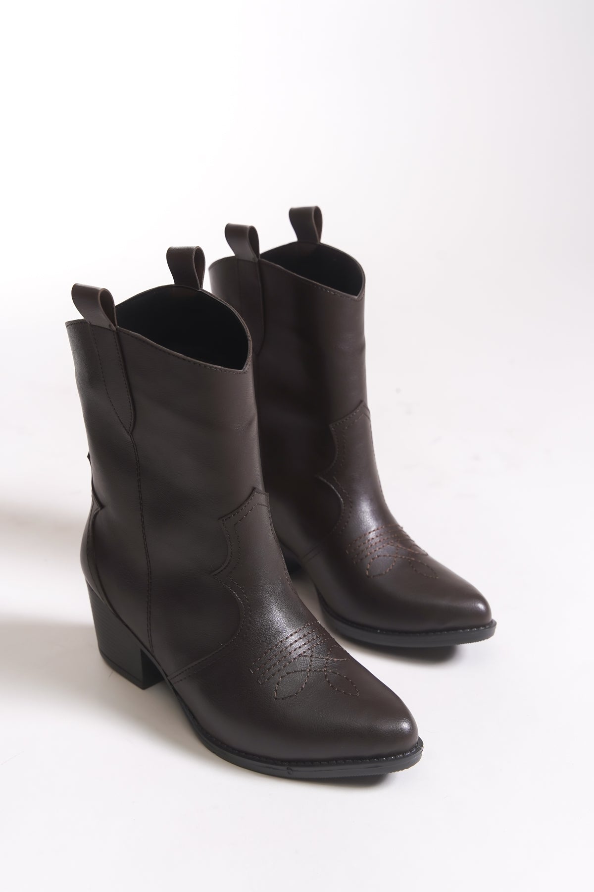 Riccon Kadın Kısa Western Çizme 0012900