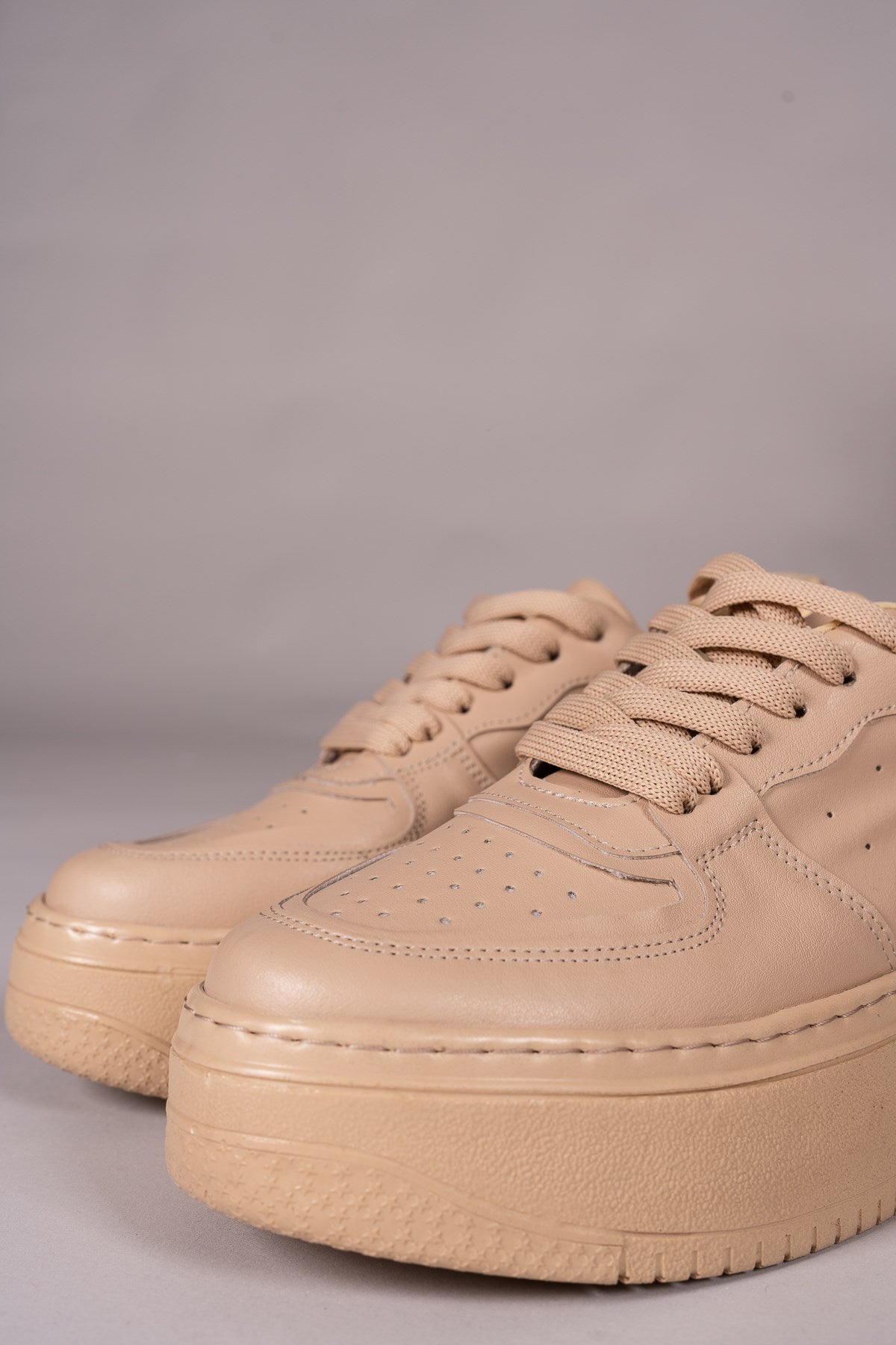 Riccon Kadın Sneaker 0012255 Nude