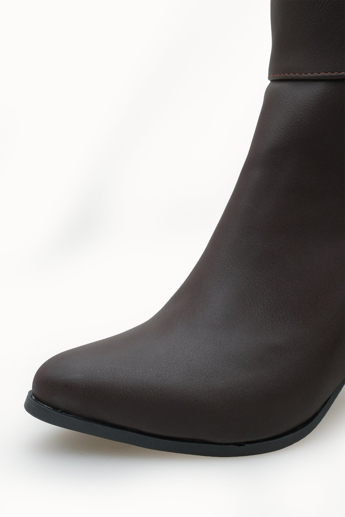 Riccon Kadın Çizme 0012816S Kahverengi Cilt