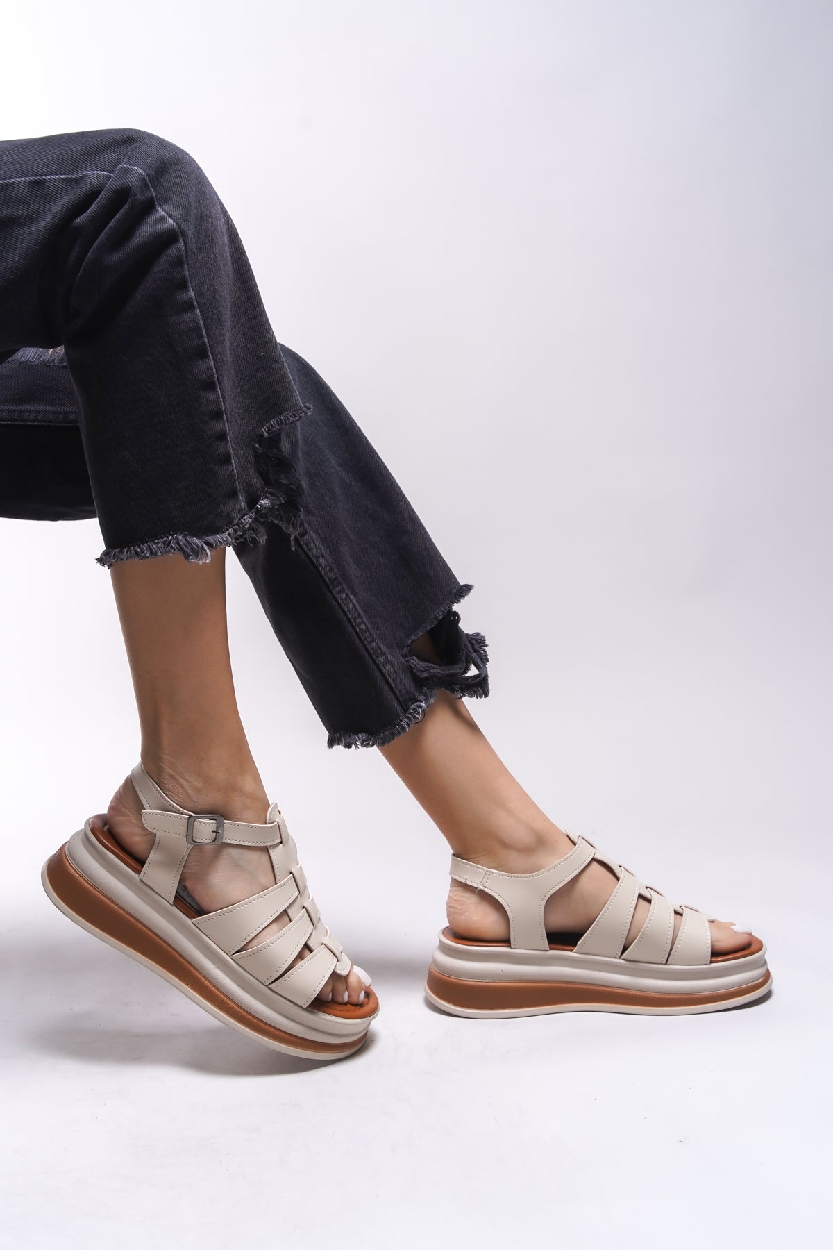 Riccon Syllaerla Kadın Sandalet 0012325