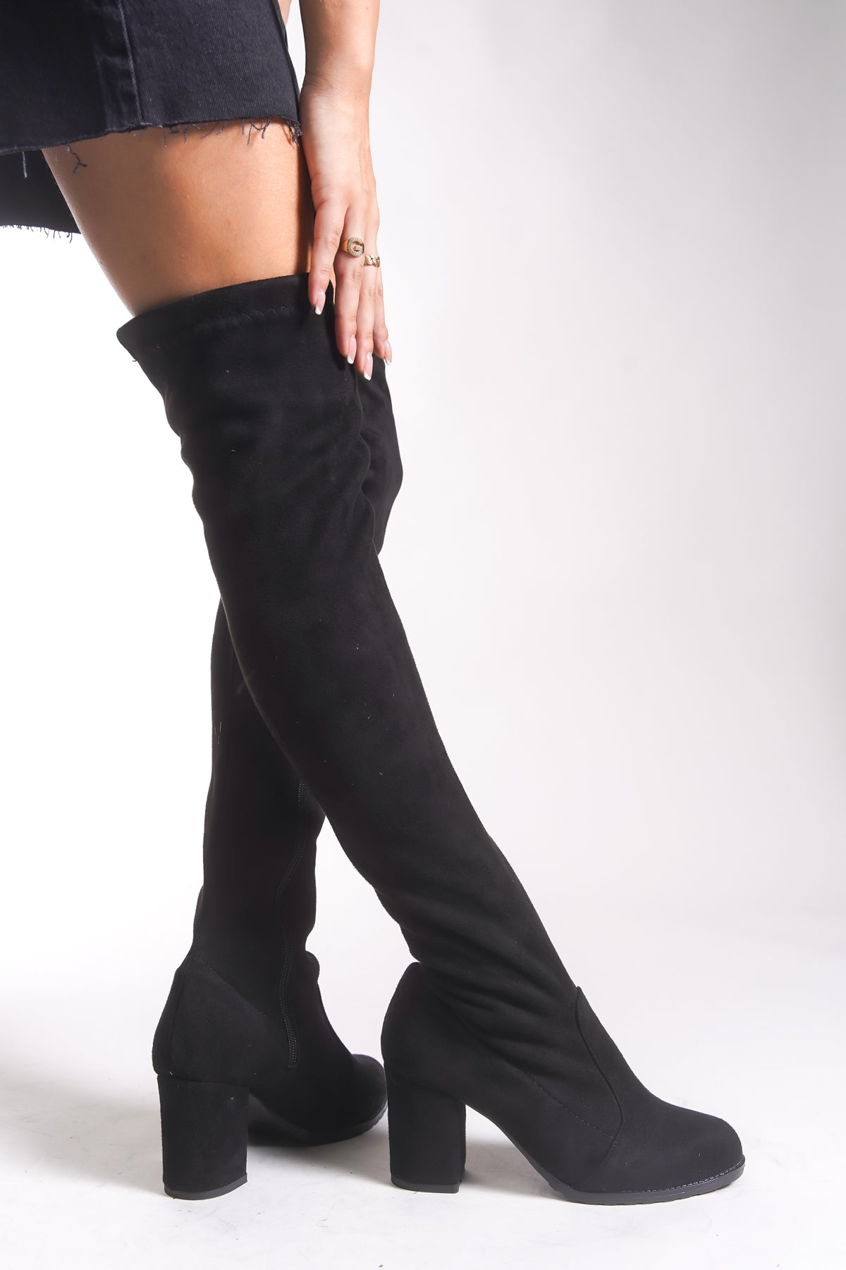 Riccon Olivynra Kadın Streç Çizme 0012100