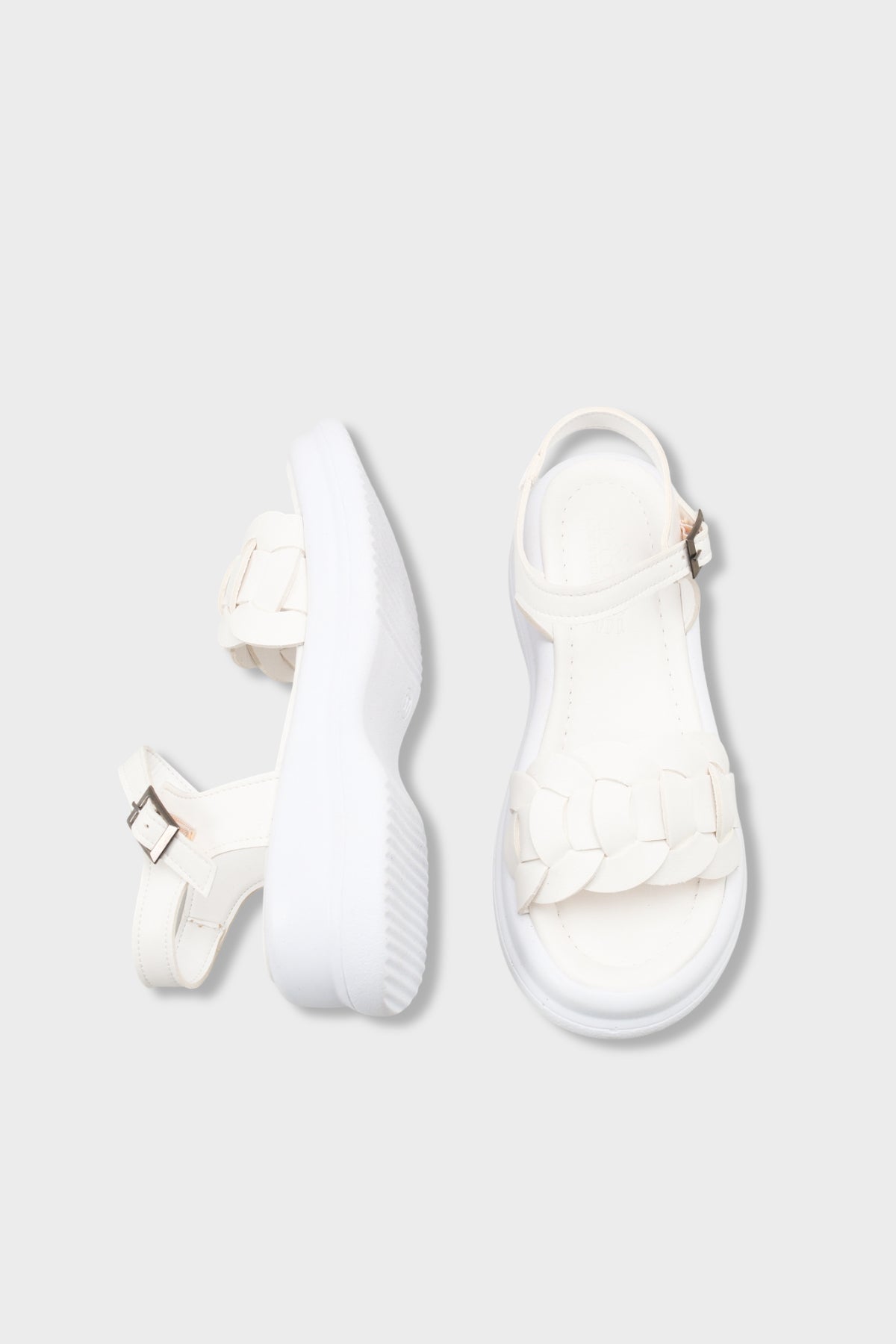 Riccon Kadın Sandalet 00121070 Beyaz