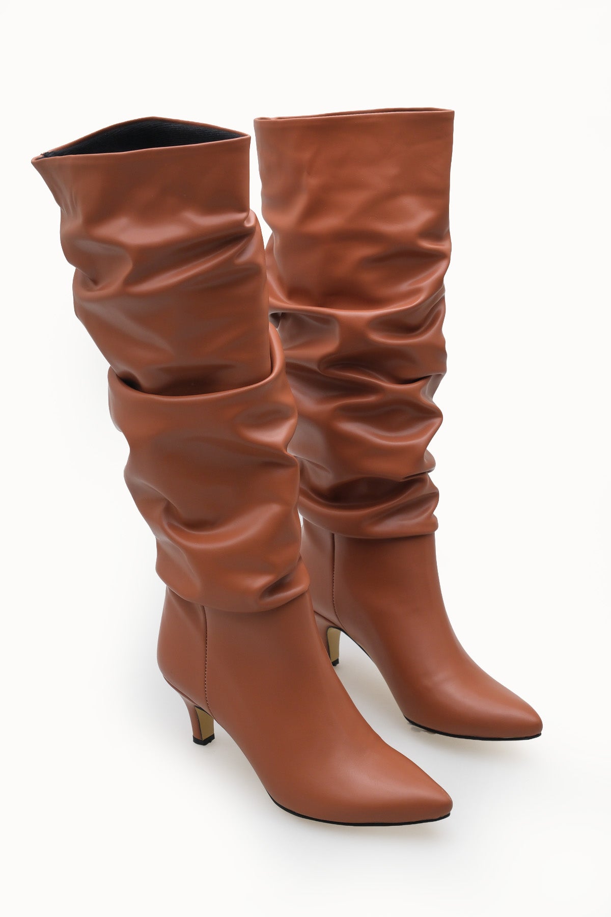 Riccon Jenfarrel Kadın Körüklü Çizme 00126000 Taba Cilt