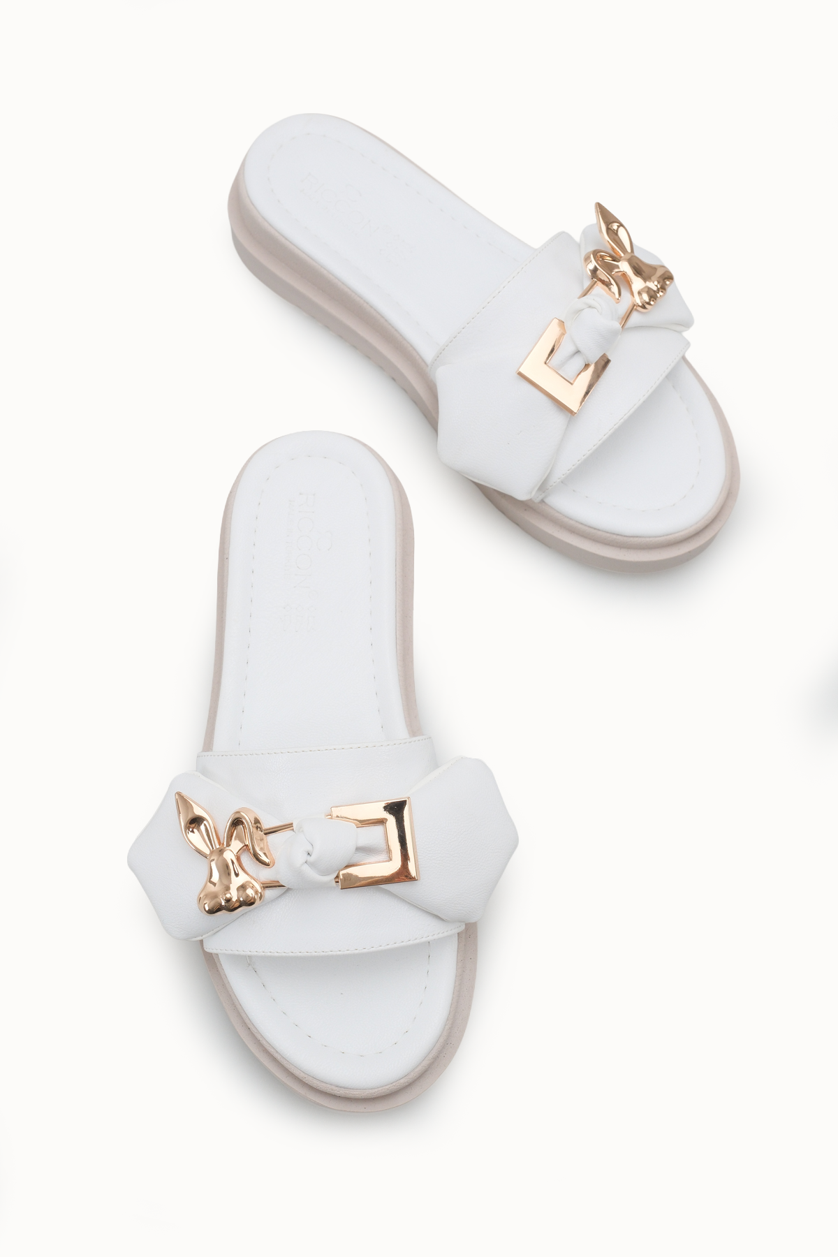 Riccon Kadın Terlik 00120416 Beyaz