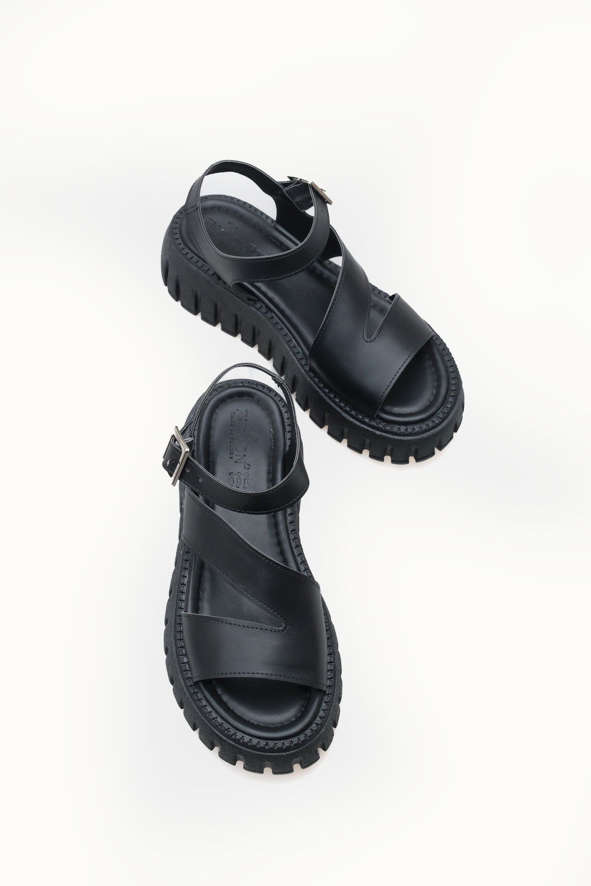 Riccon Kadın Sandalet 0012607 Siyah