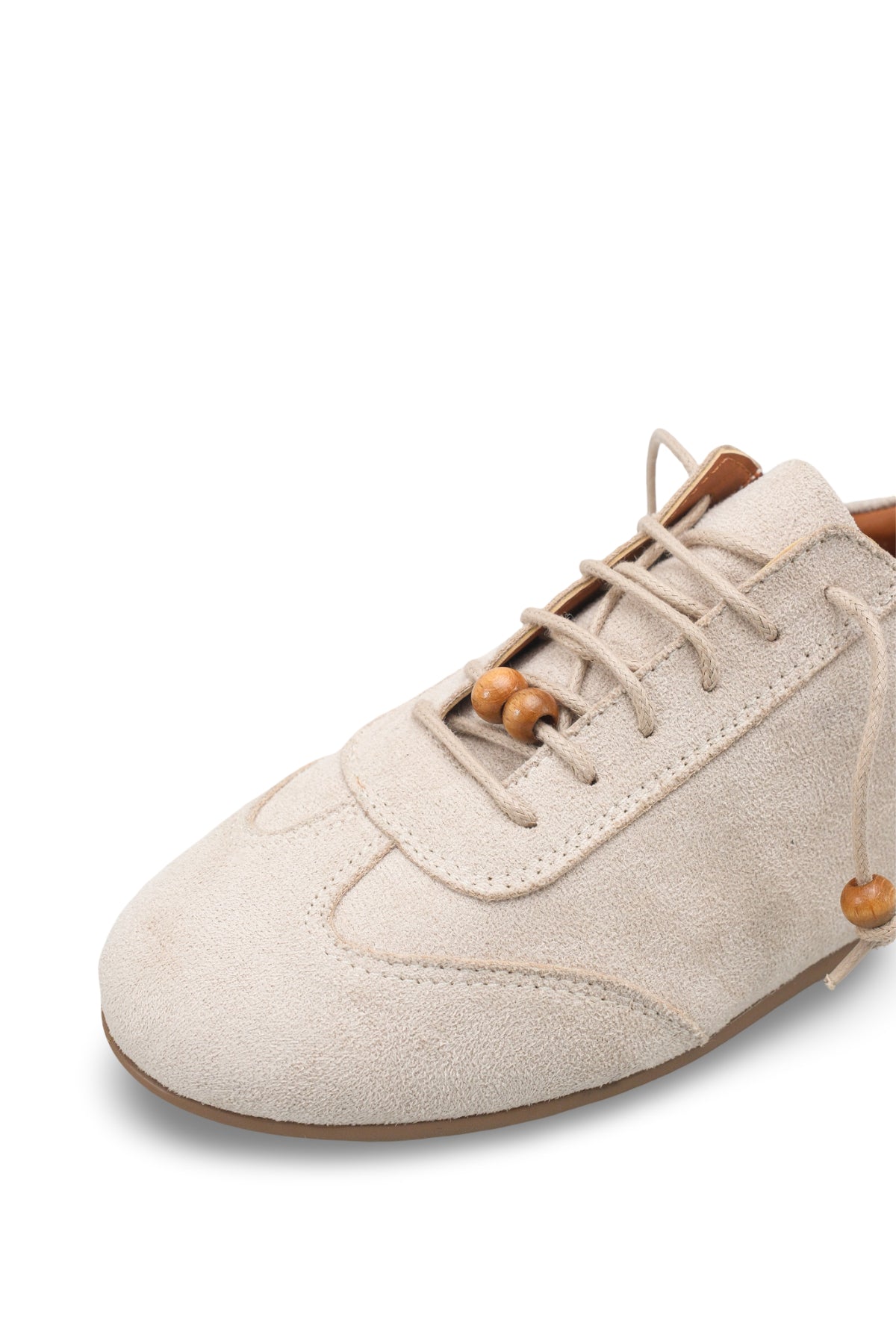 Riccon Kadın Sneaker 001262 Bej Süet