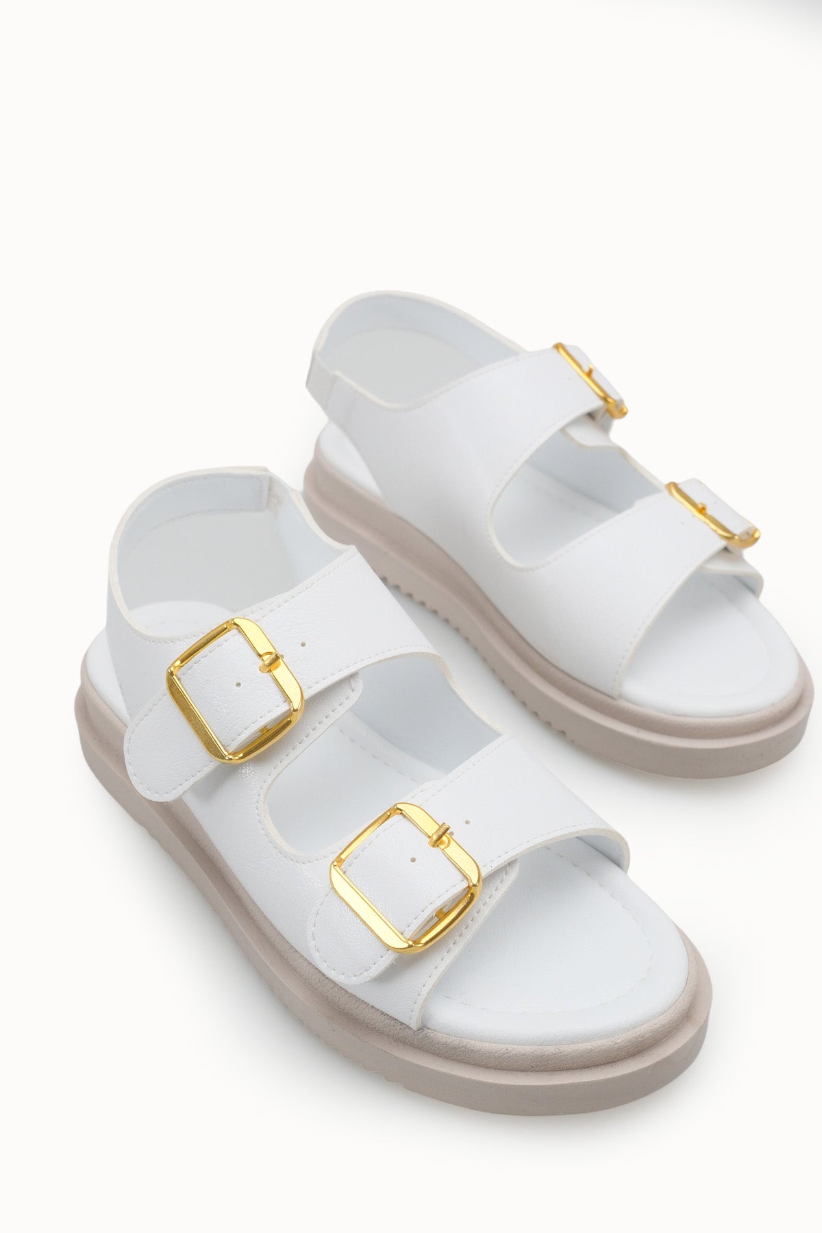 Riccon Kadın Sandalet 00120303 Beyaz