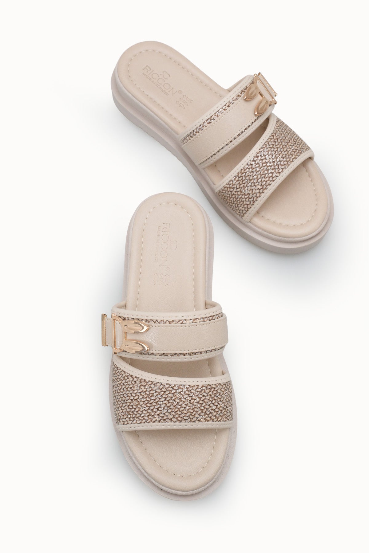 Riccon Kadın Terlik 00120427 Bej