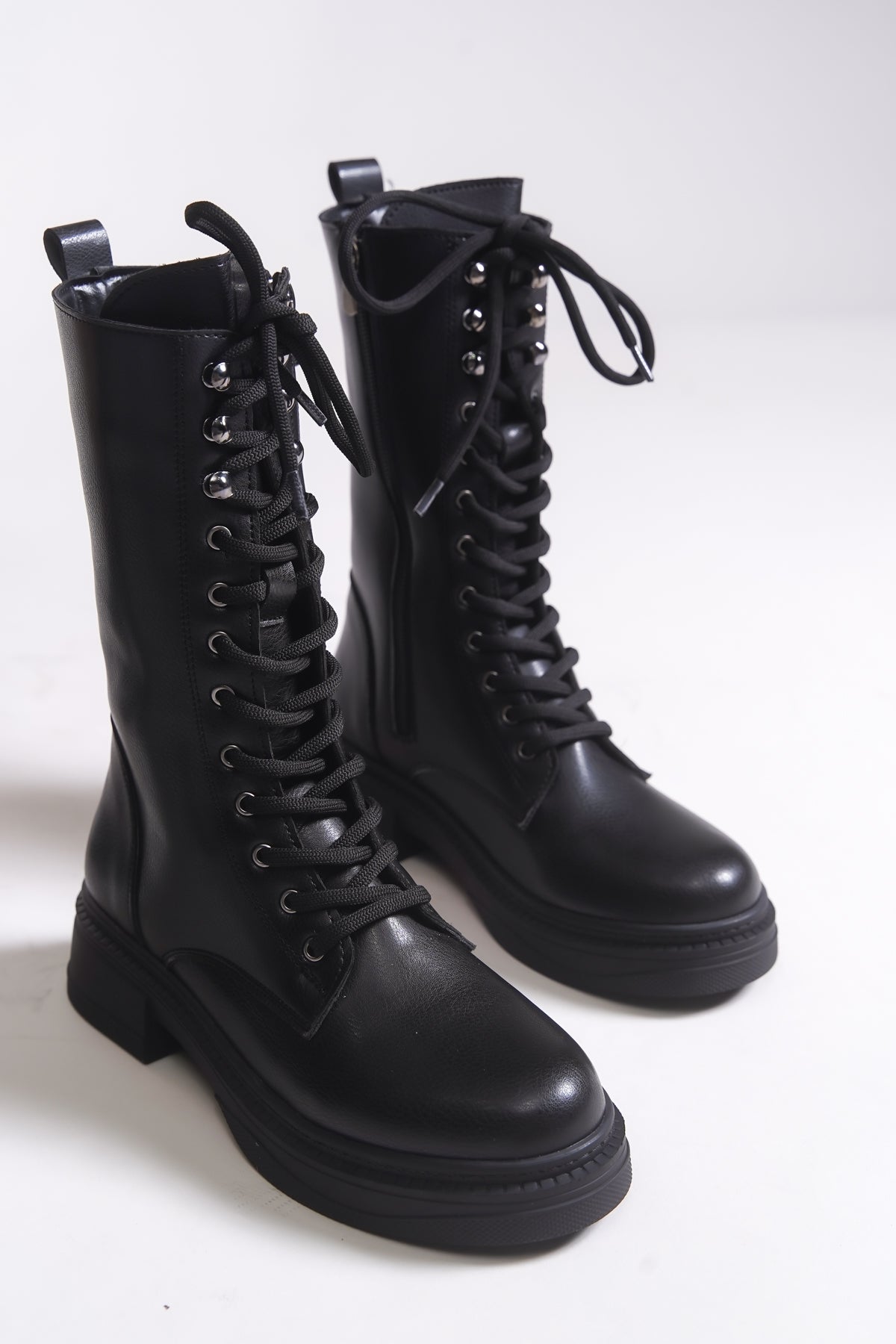 Riccon Marlyrra Kadın Bağcıklı Kısa Çizme 0012707