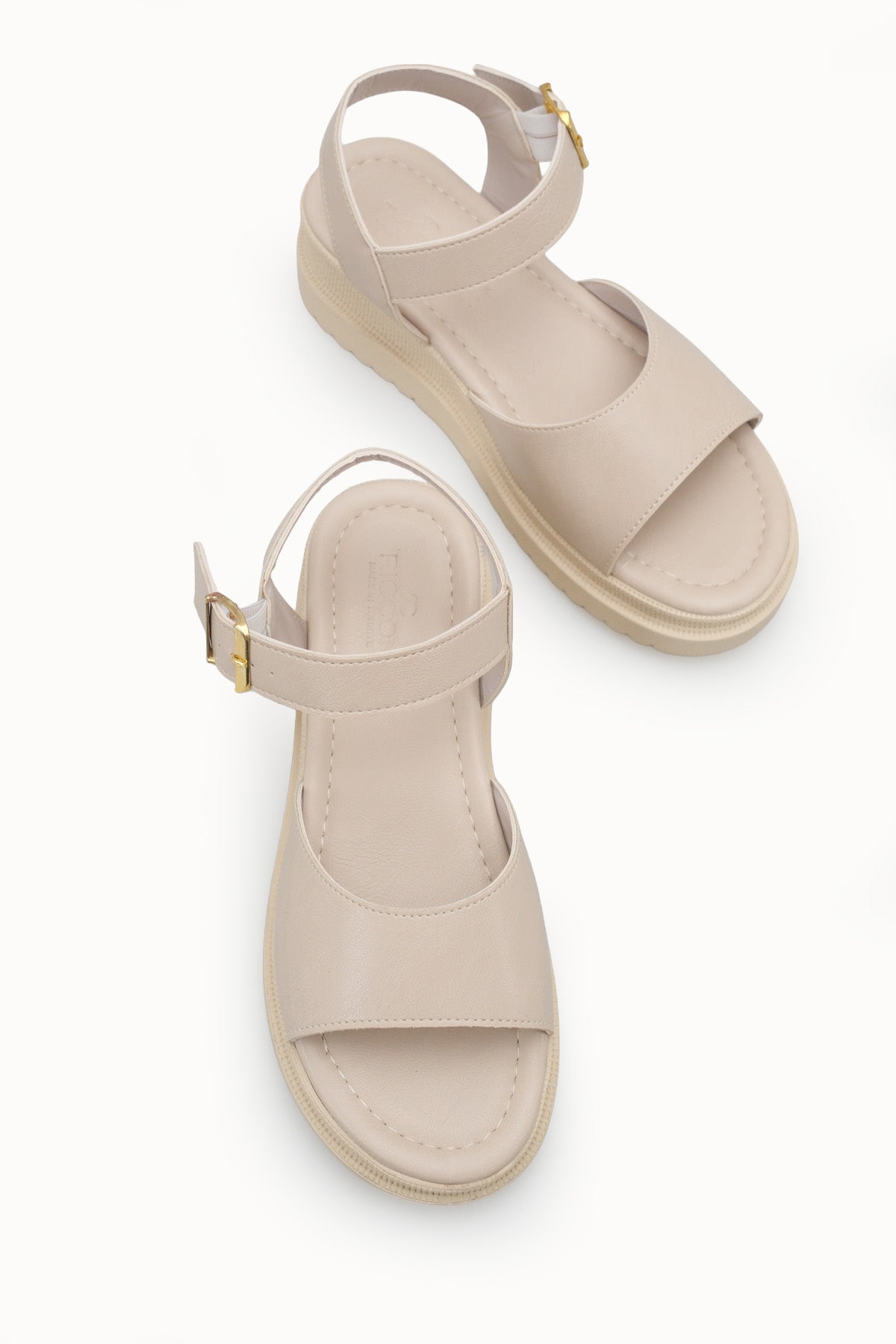 Riccon Kadın Sandalet 0012806 Bej