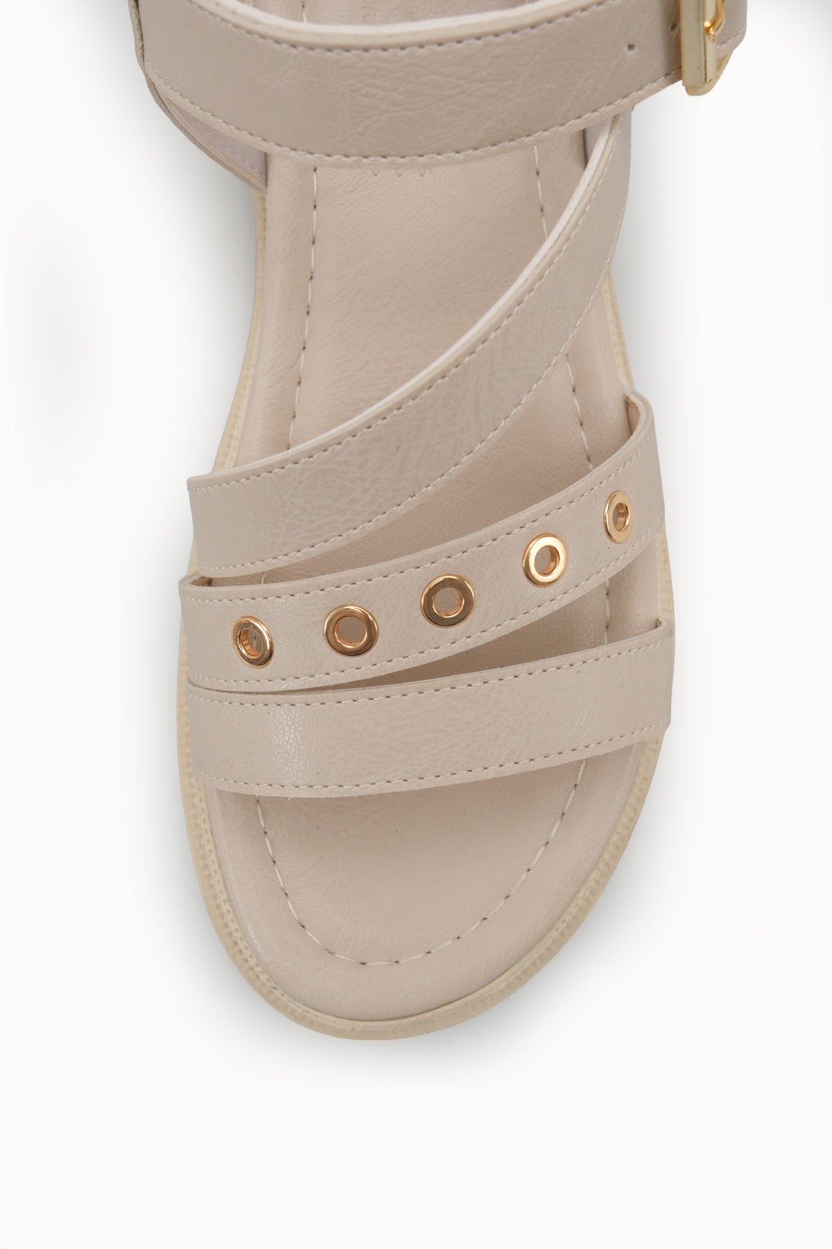 Riccon Kadın Sandalet 0012800 Bej