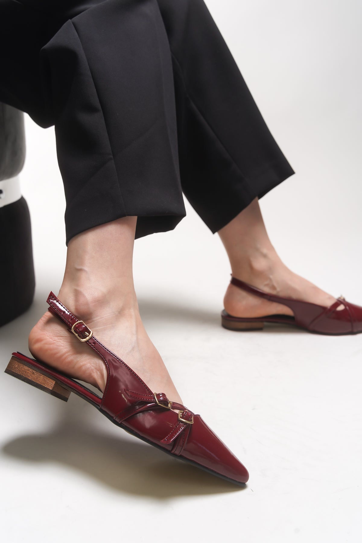 Riccon Elyenlana Kadın Sivri Burunlu Topuklu Ayakkabı 0012110