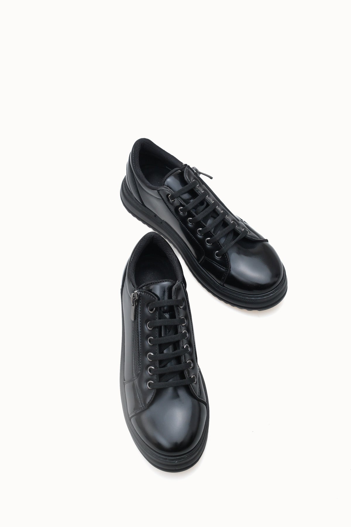 Riccon Kadın Sneaker 0012300 Siyah Rugan