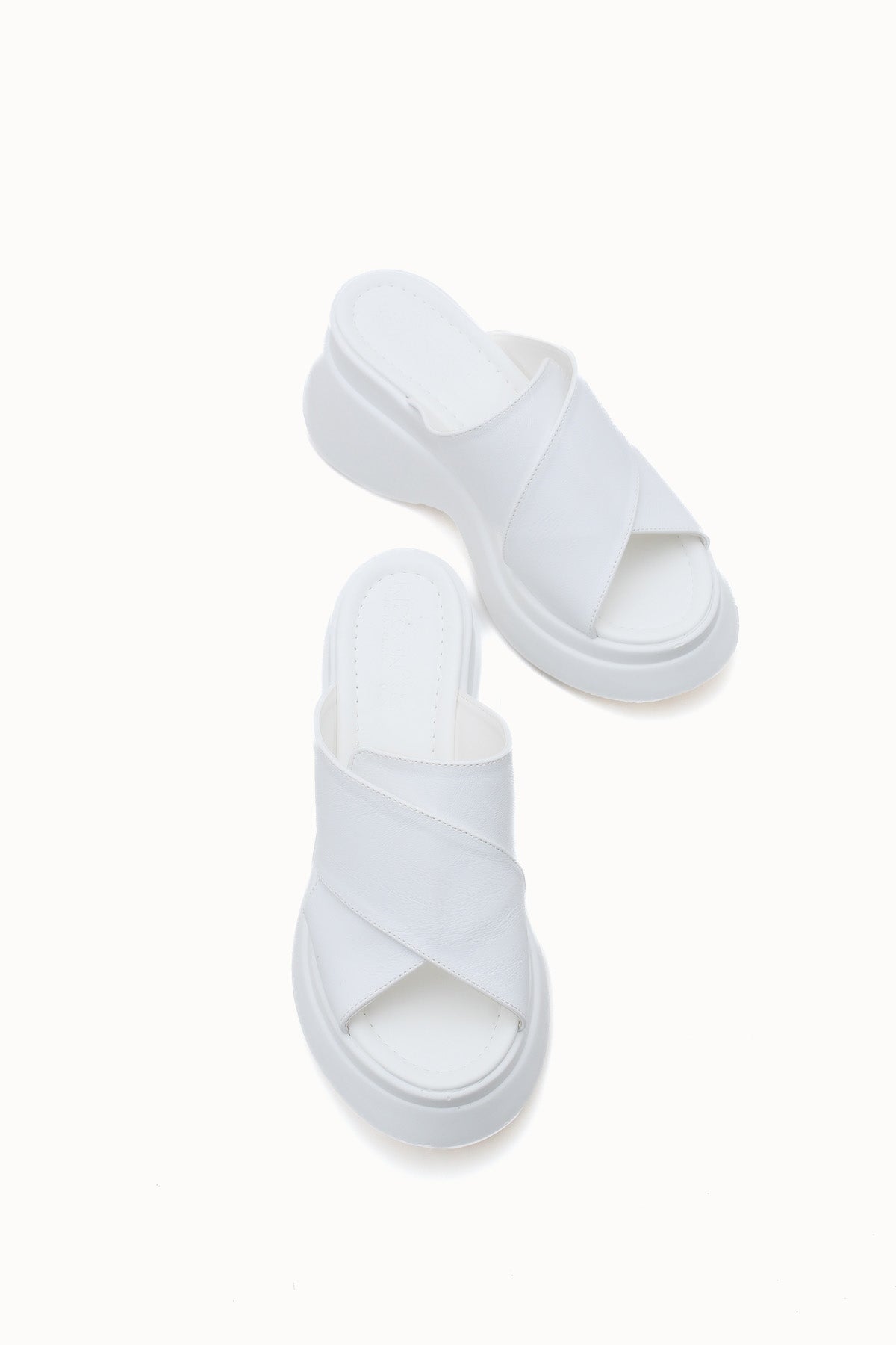 Riccon Kadın Terlik 0012914 Beyaz