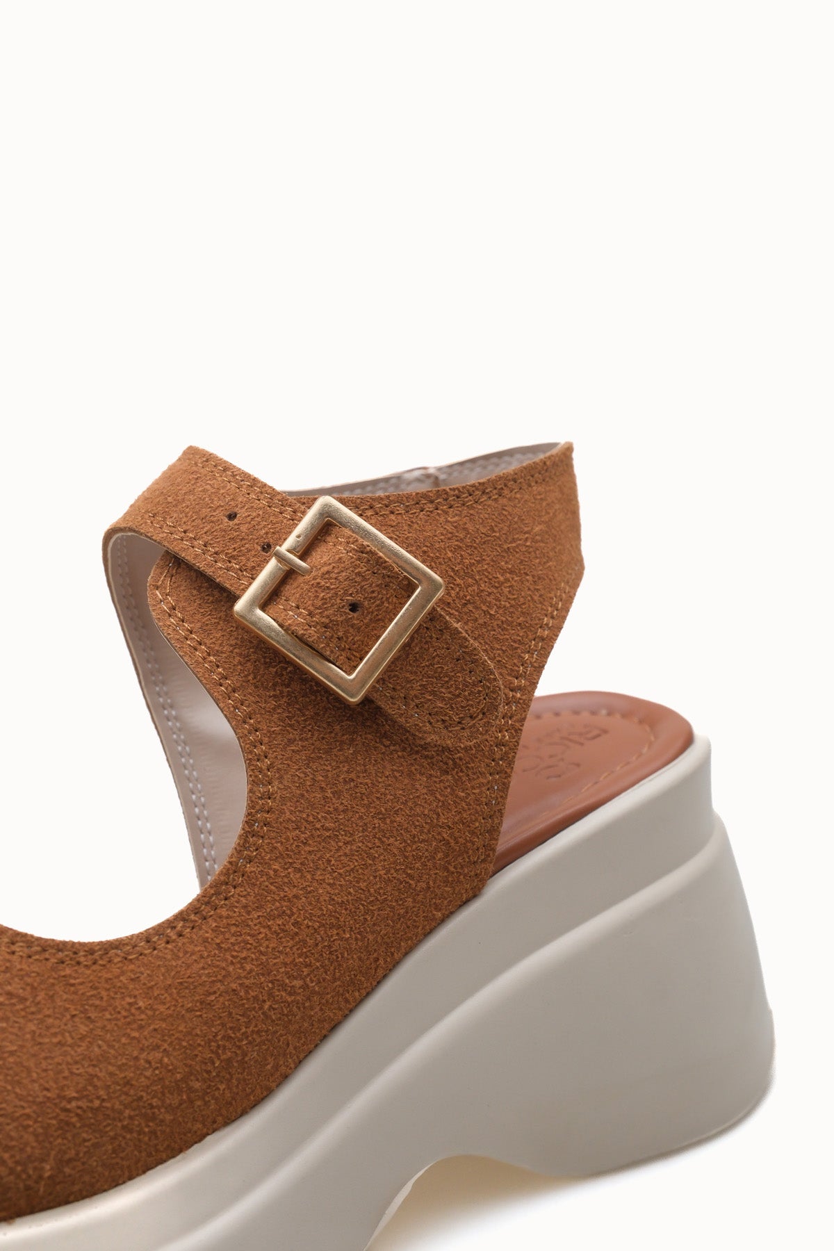 Riccon Quelaela Kadın Sandalet 0012906 Taba Deri Dokulu