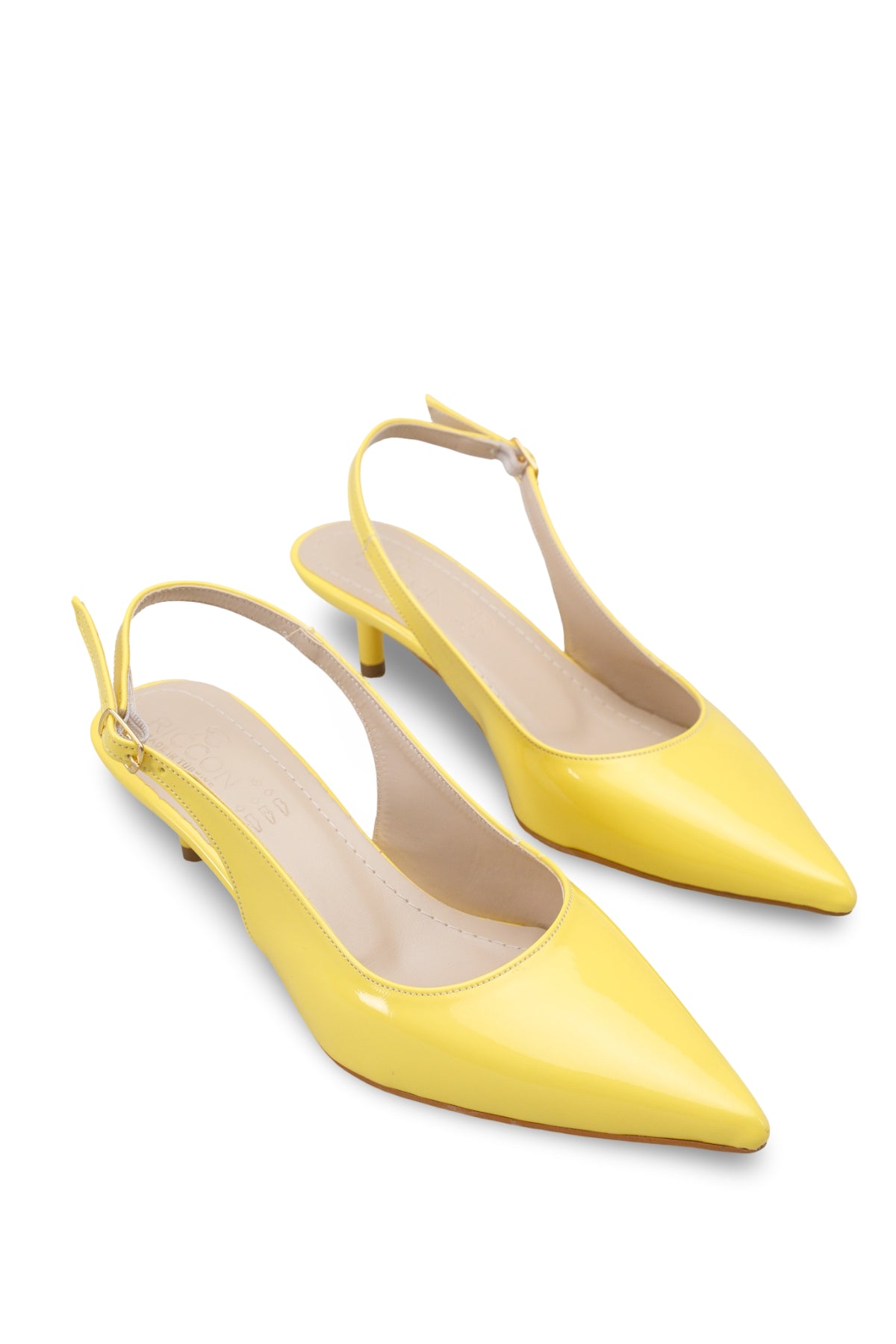 Riccon Kadın Sivri Burunlu Arkası Açık İnce Topuklu Ayakkabı 0012200