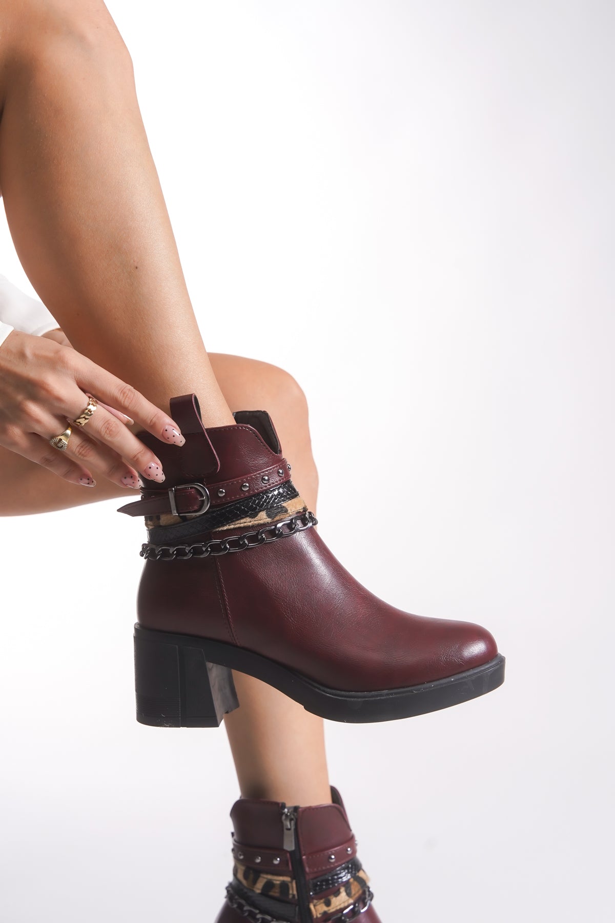 Riccon Niralynth Kadın Bot 0012560 Bordo