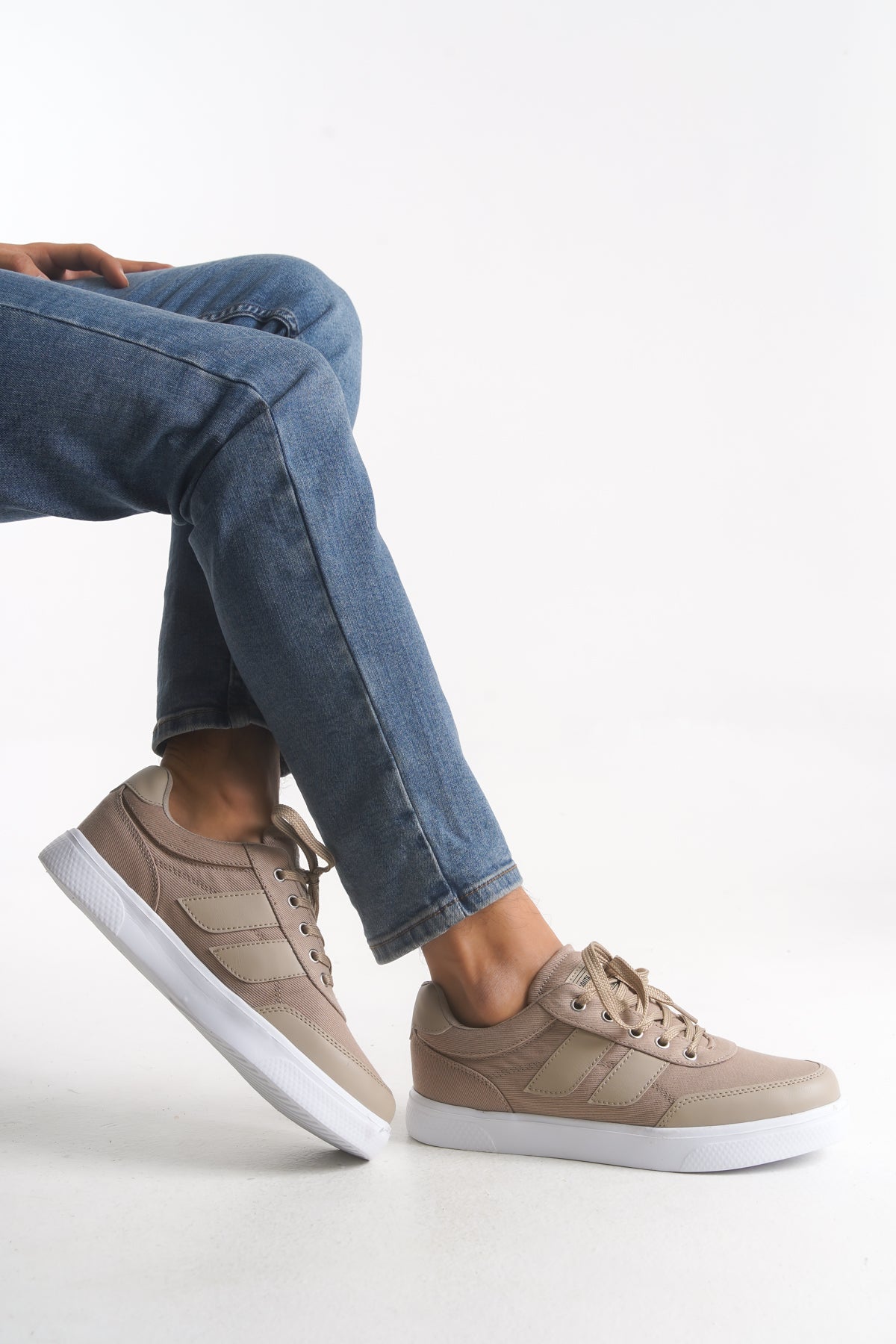 Riccon Gaentrine Erkek Sneaker 00122690 Bej