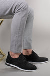 Riccon Erkek Casual Ayakkabı 0012206 Süet Siyah
