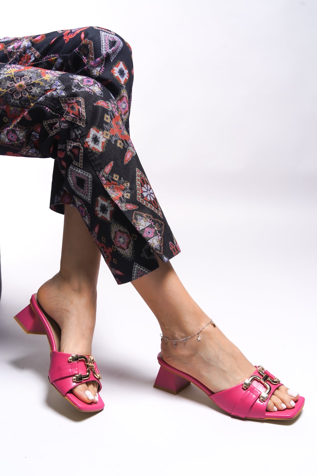 Riccon Kiavriah Kadın Topuklu Terlik 001211