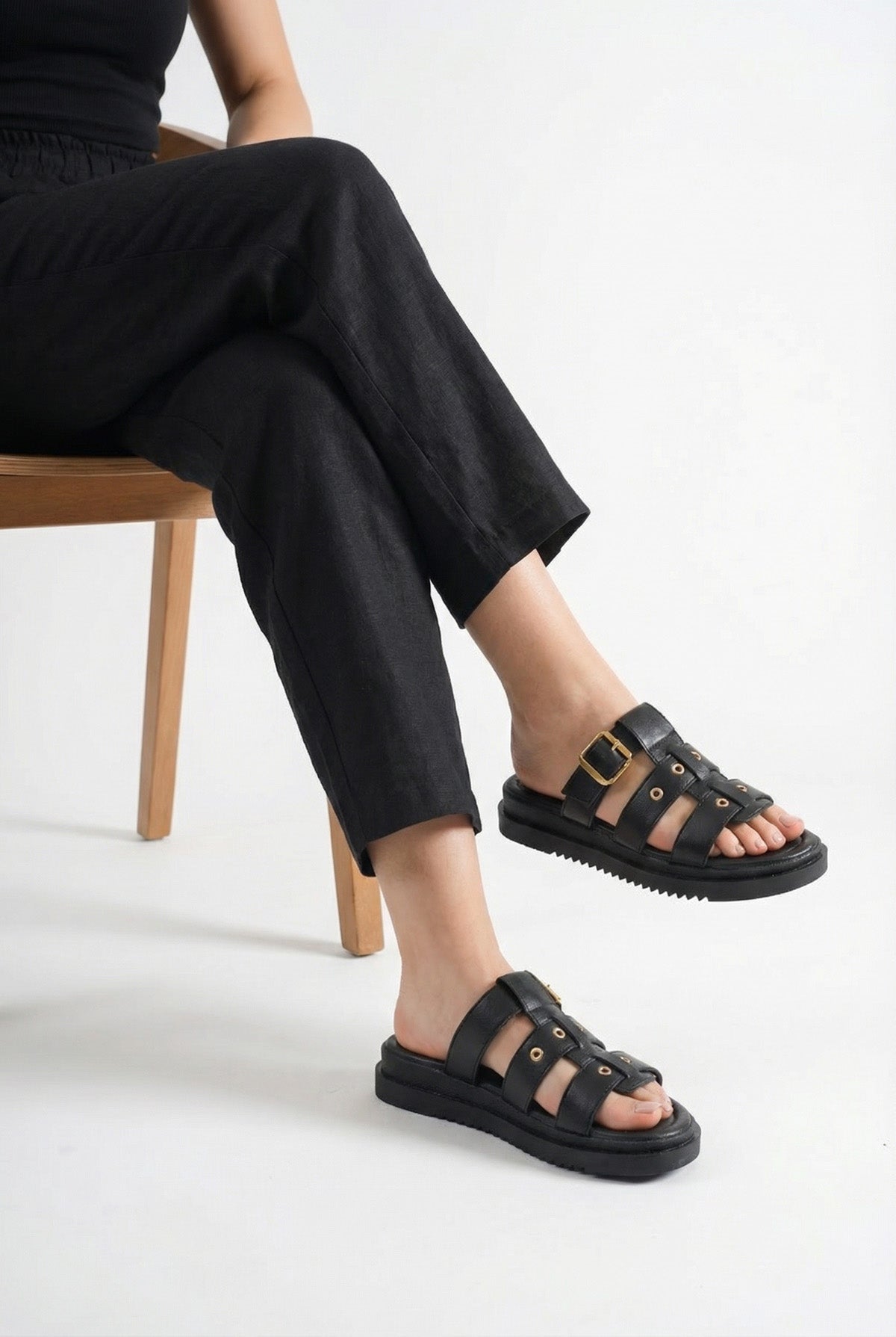 Riccon Kadın Terlik 00120411 Siyah