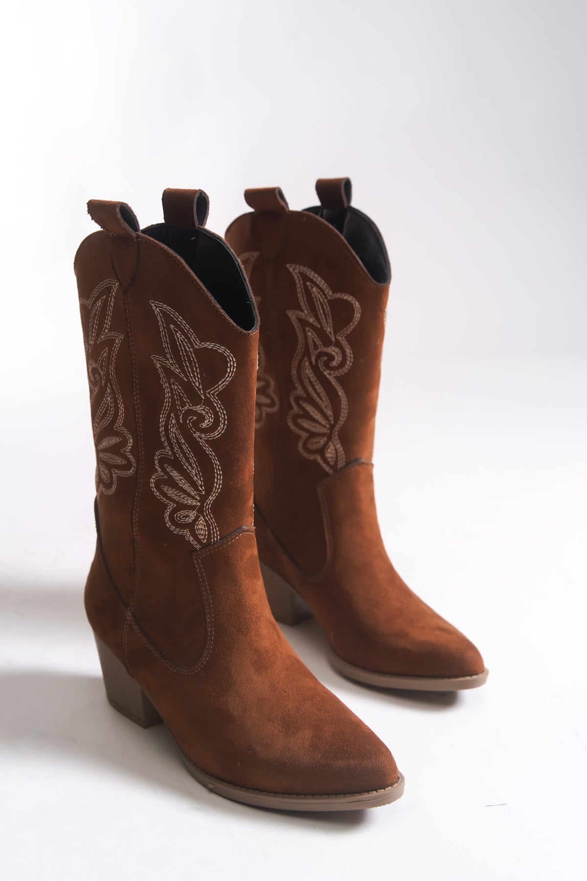 Riccon Qiraveth Kadın Western Kısa Çizme 001250061