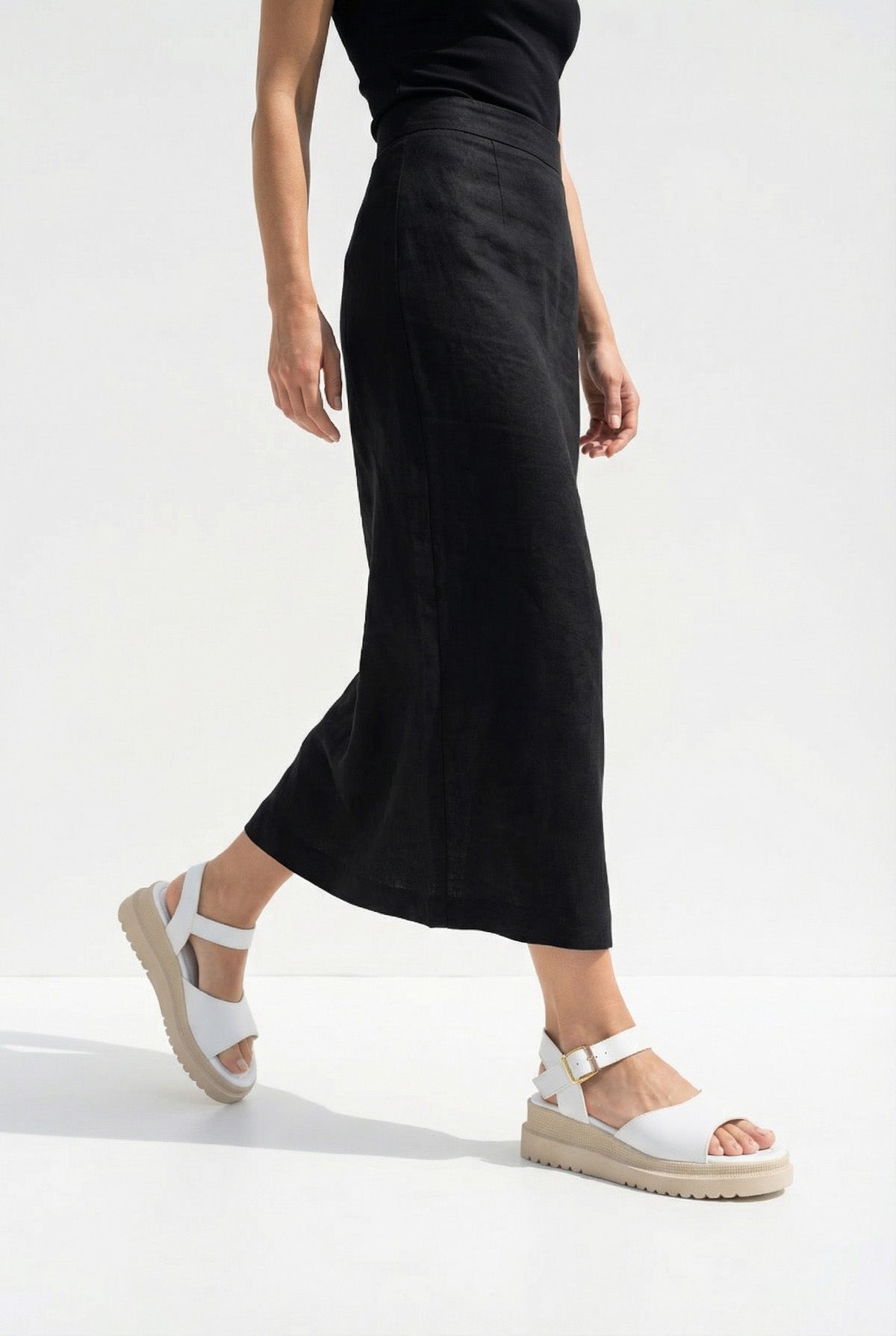 Riccon Kadın Sandalet 0012806 Beyaz