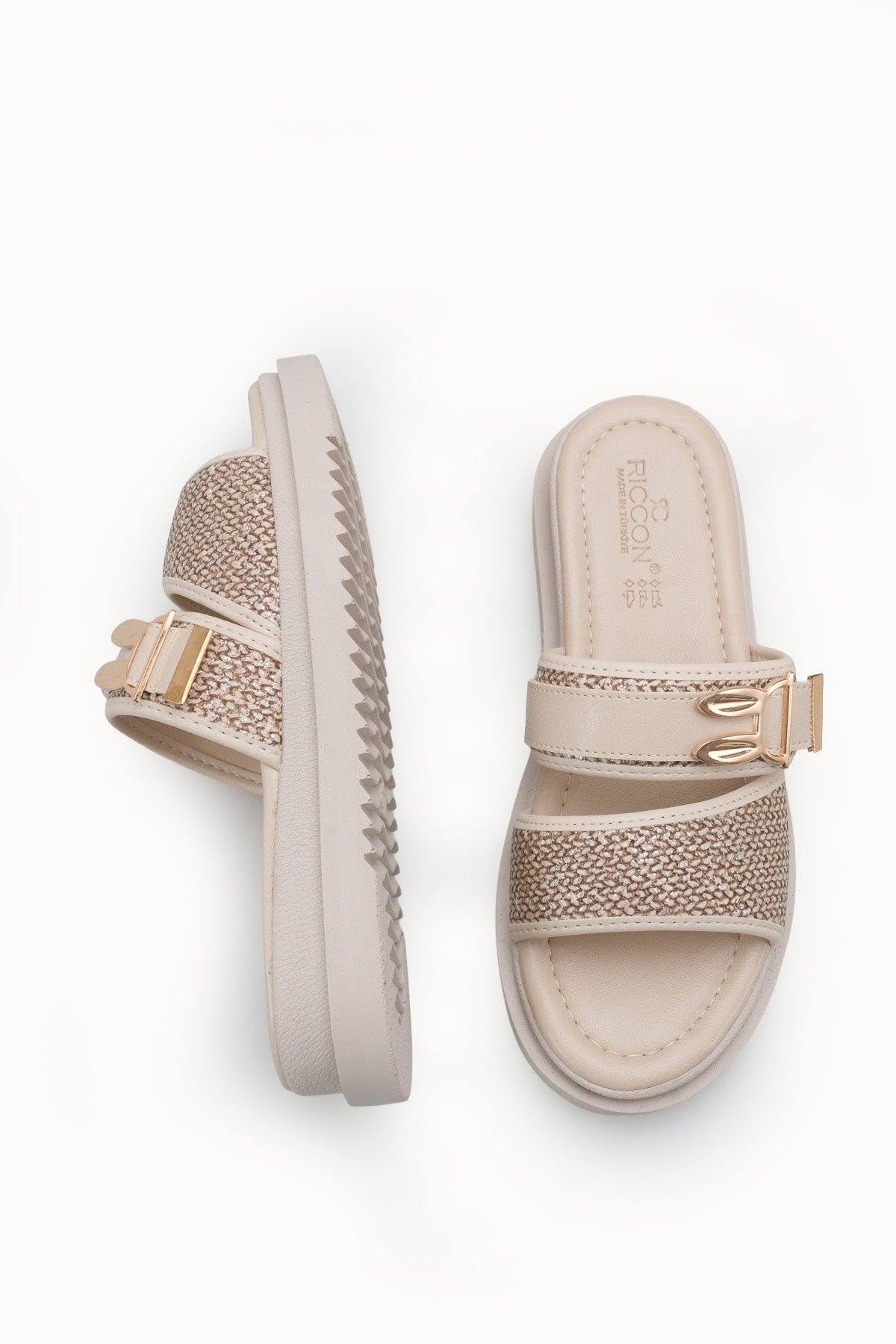 Riccon Kadın Terlik 00120427 Bej