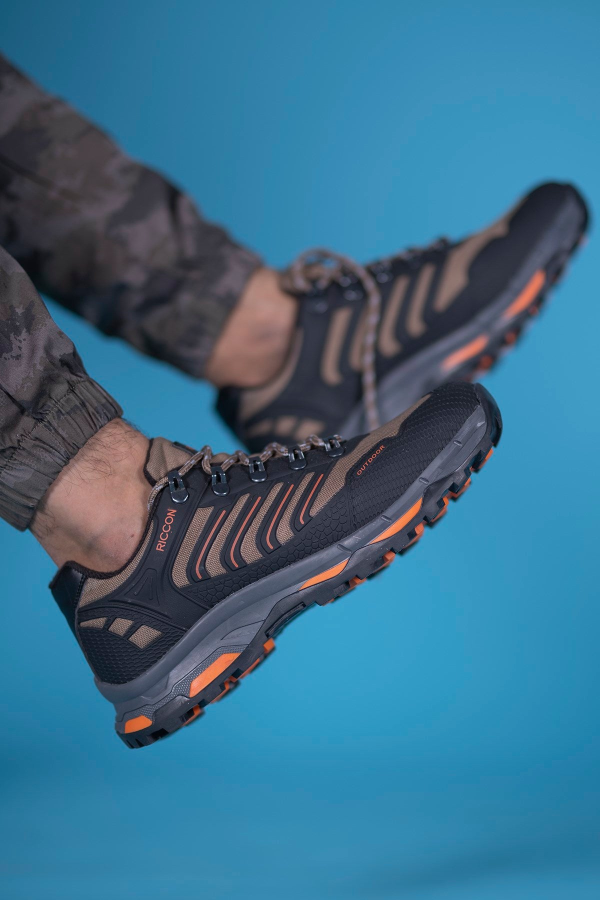 Riccon Unisex 3D Rubber Trekhakiking Ayakkabı 0012