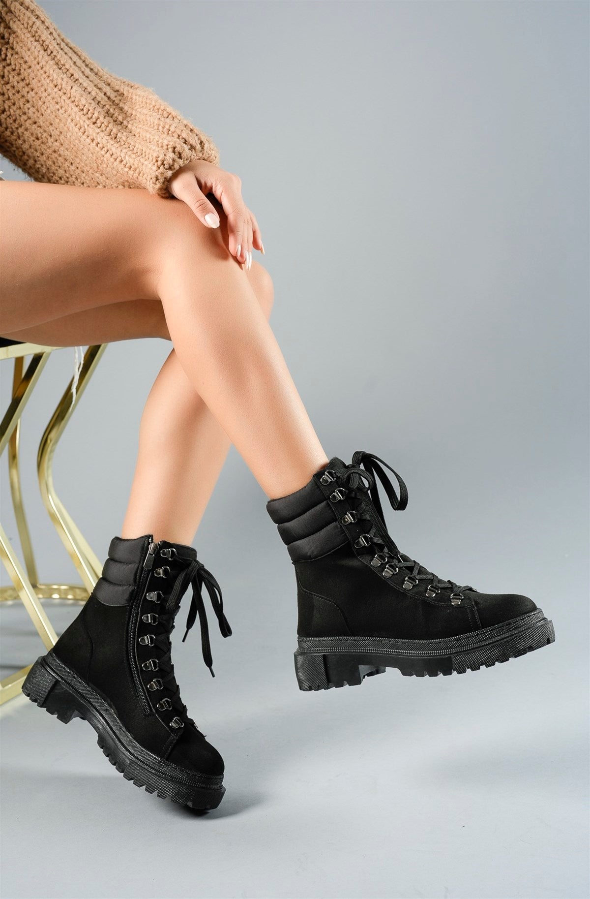 Riccon Kadın Fermuarlı Bot 00121897